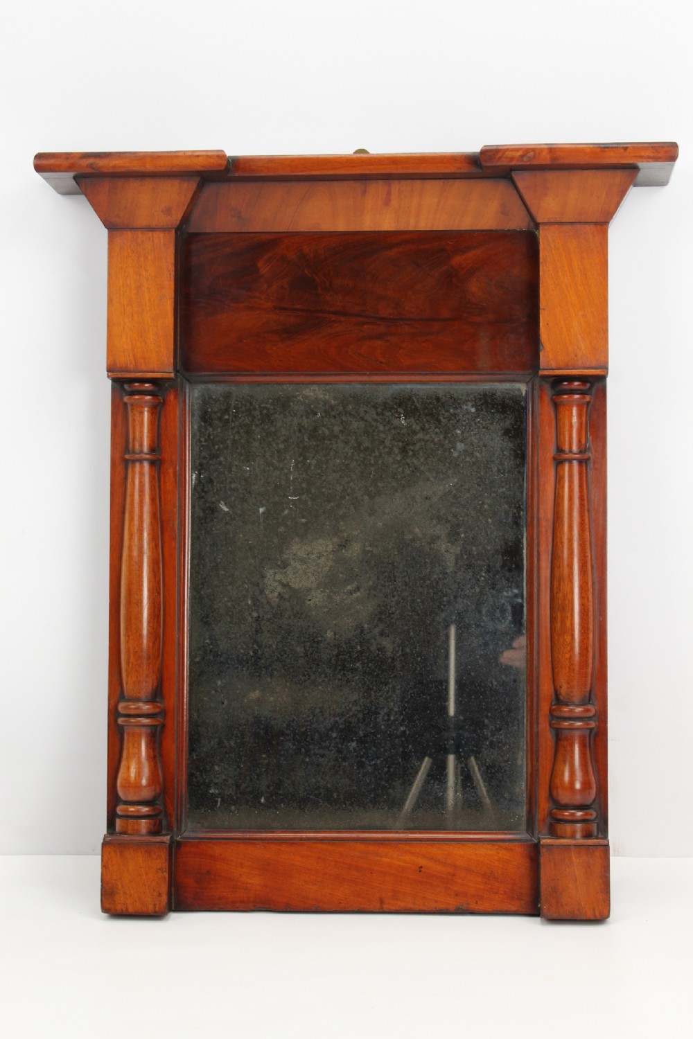 Small Regency Mahogany Pier Mirror