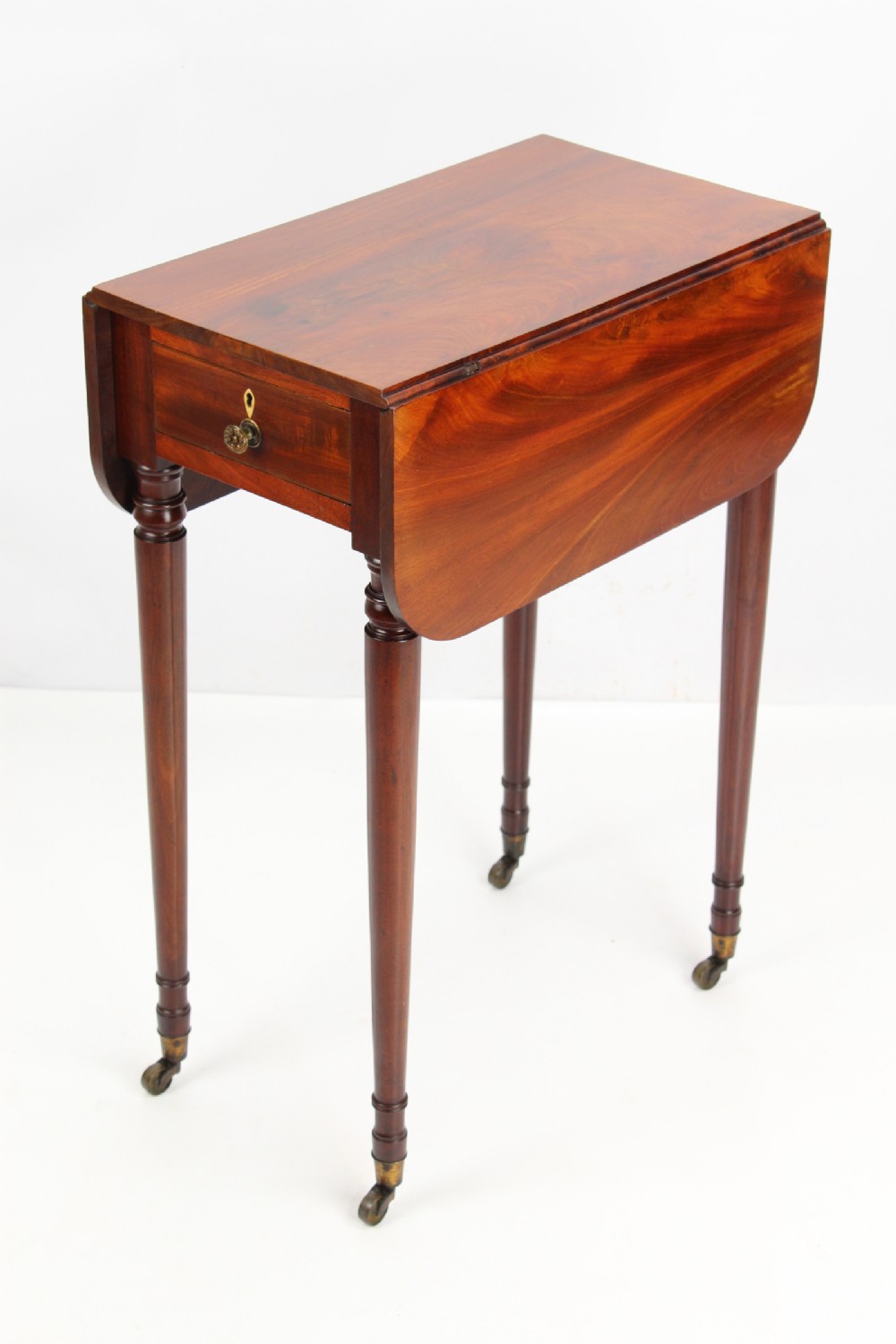 Small Regency Mahogany Work Table