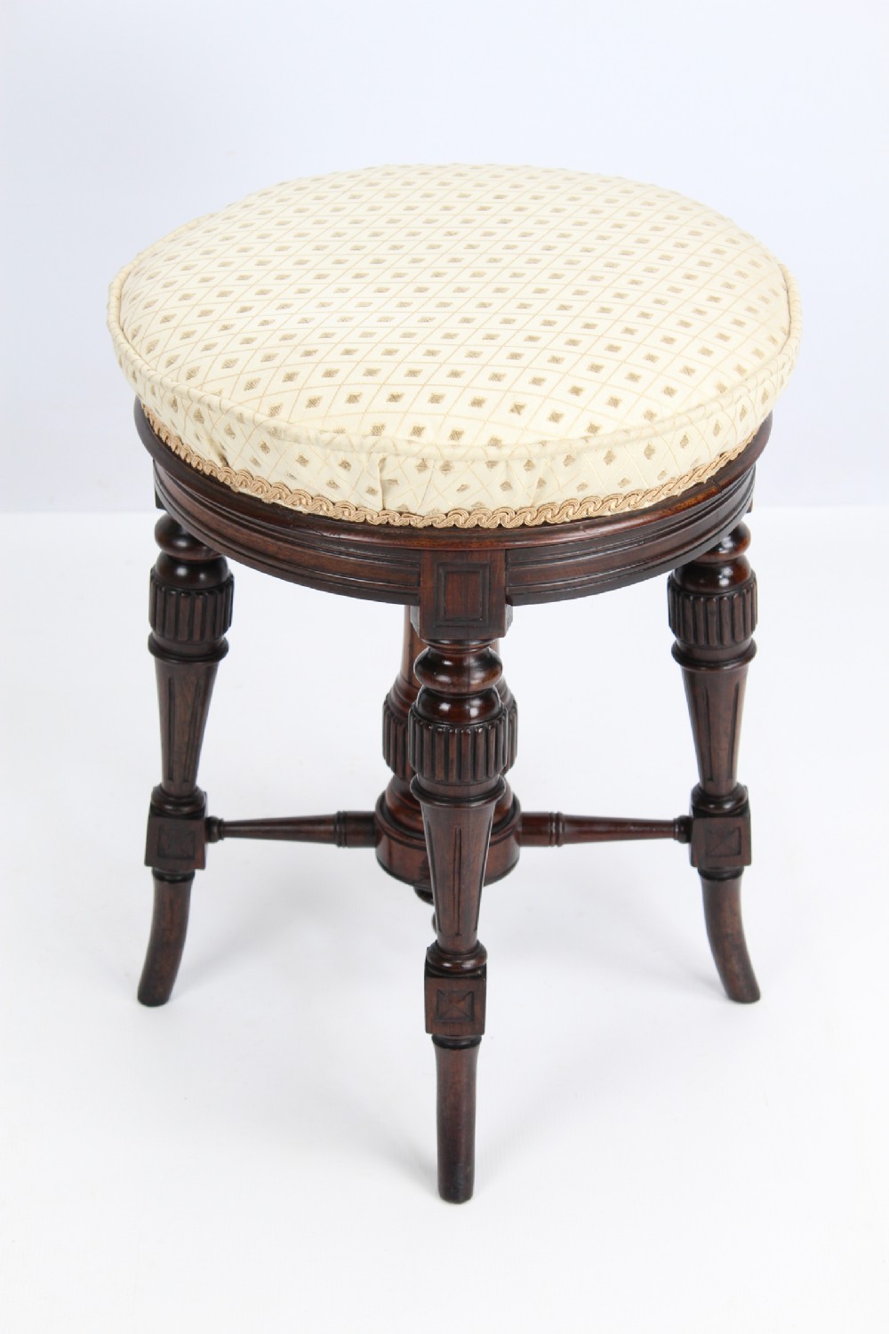 Victorian Rosewood Rise & Fall Piano Stool