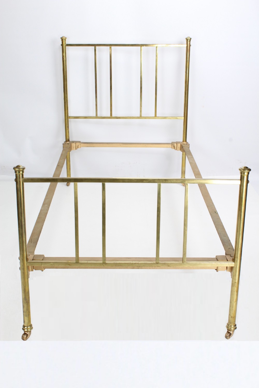 Edwardian Brass Single Bed