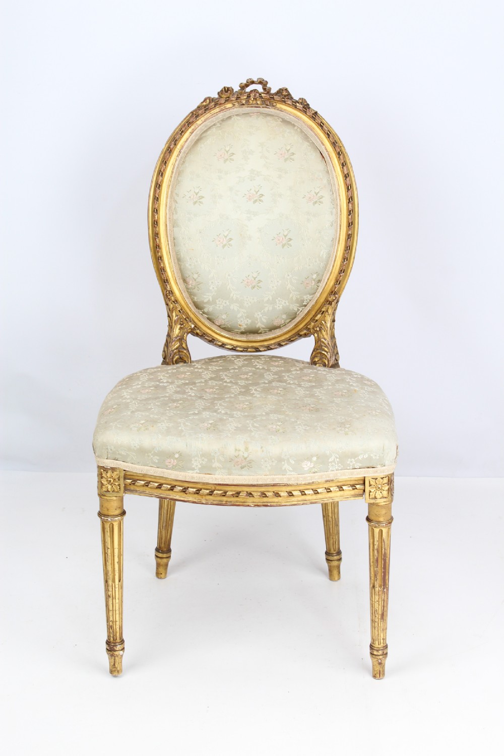 19th Century French Giltwood Dressing Table Chair