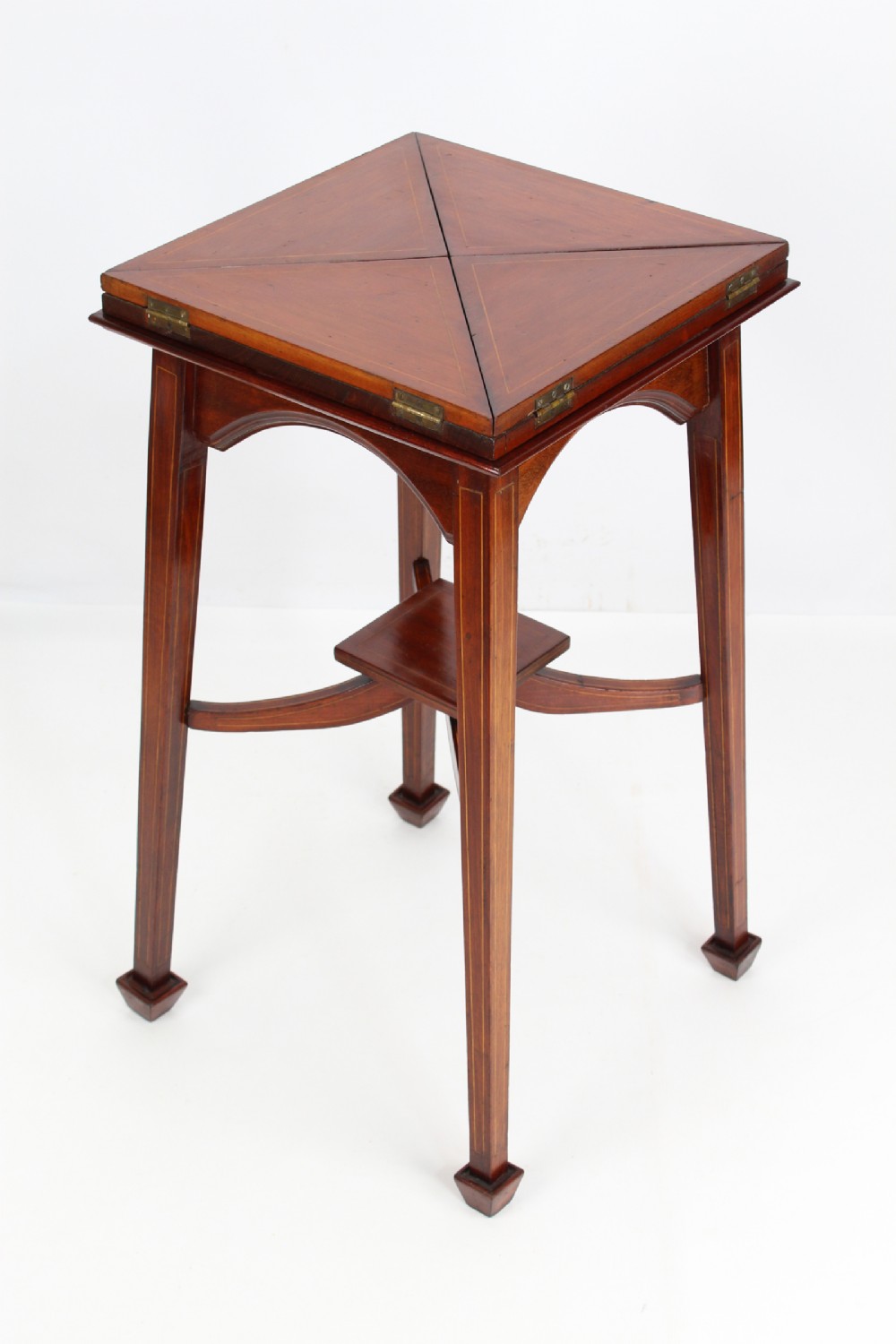 Victorian Arts & Crafts Envelope Card Table