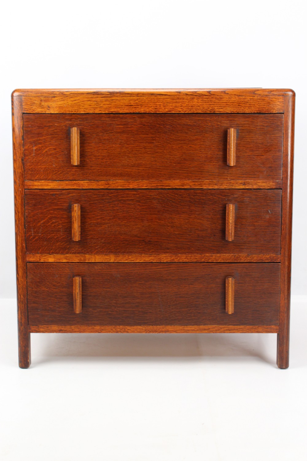 Small Art Deco Oak Chest of Drawers