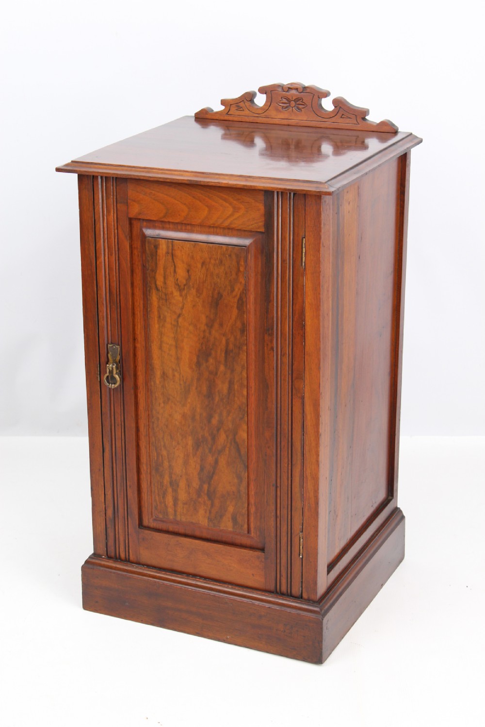 Victorian Walnut Bedside Cabinet