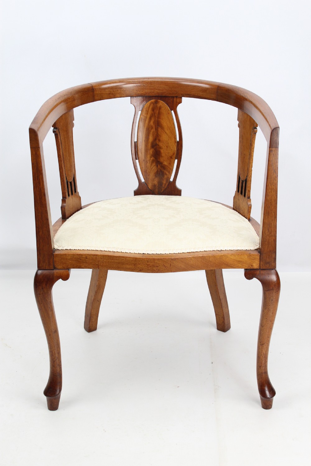 Edwardian Mahogany Tub Chair