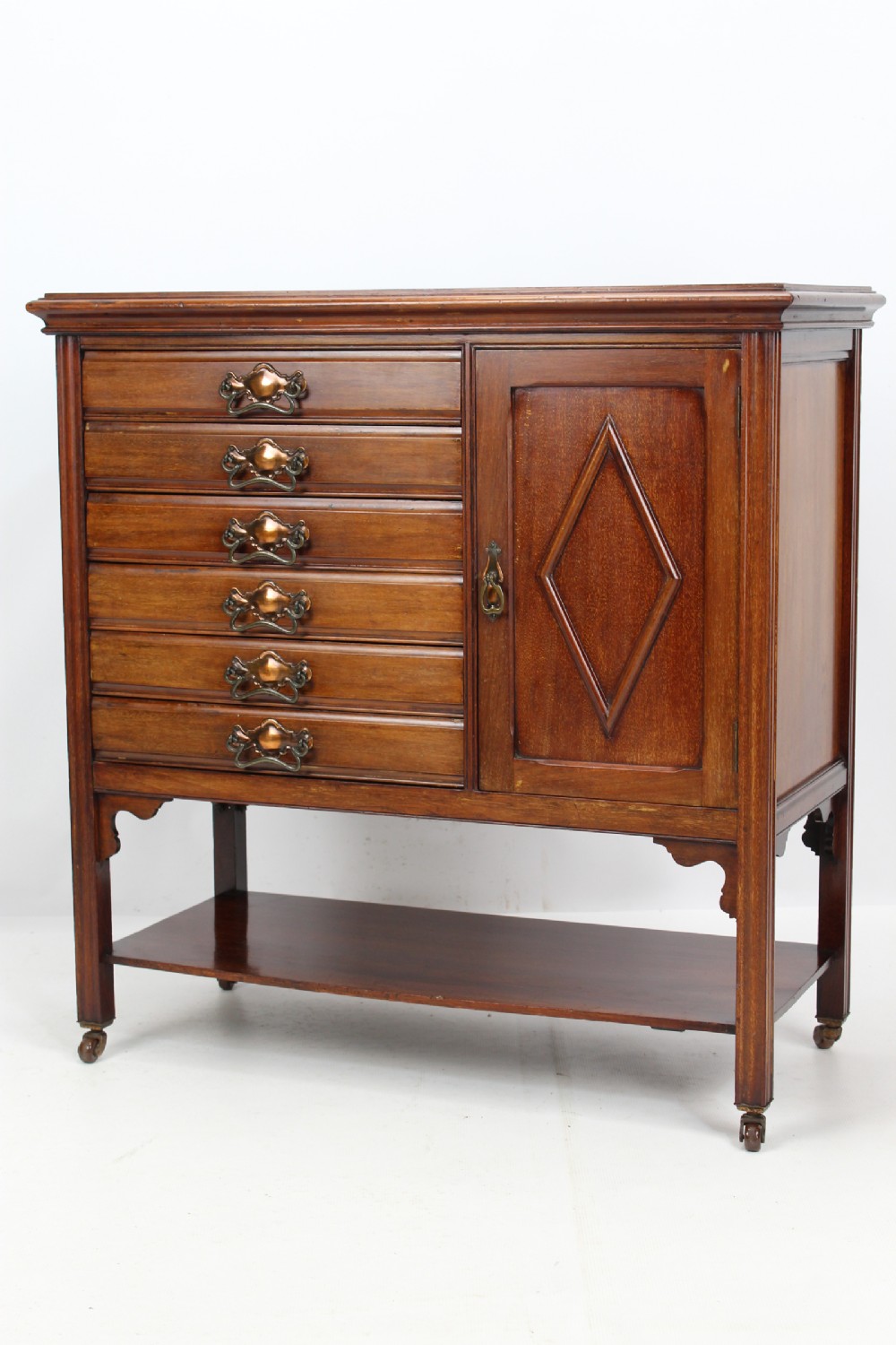 Edwardian Mahogany Music Cabinet