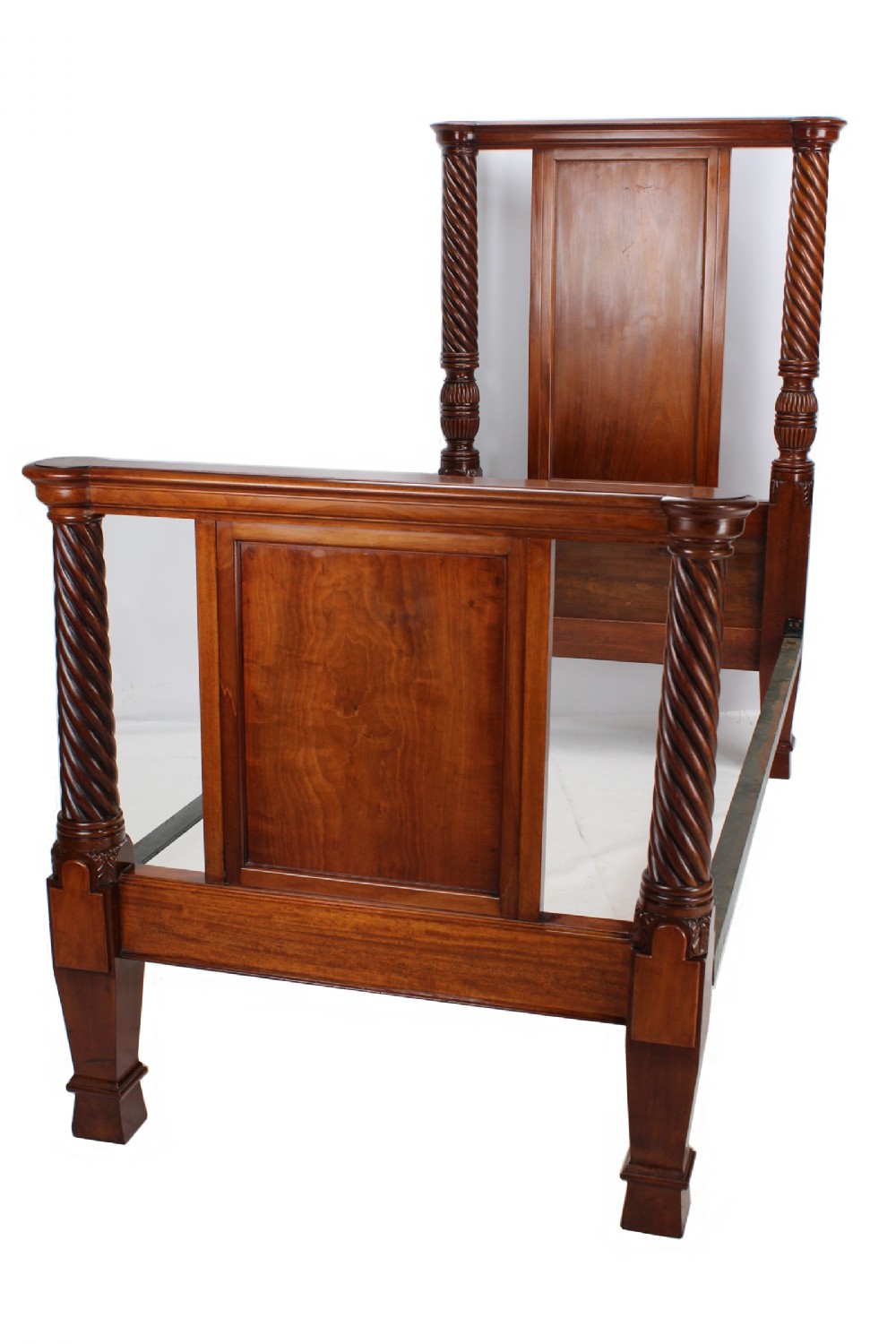 Edwardian Mahogany Single Bed
