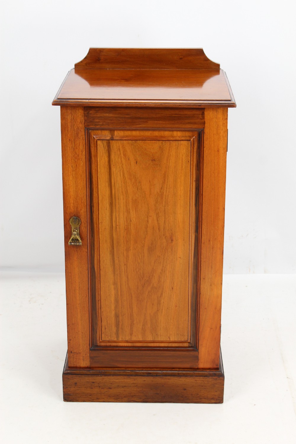 Victorian Walnut Bedside Cabinet Pot Cupboard
