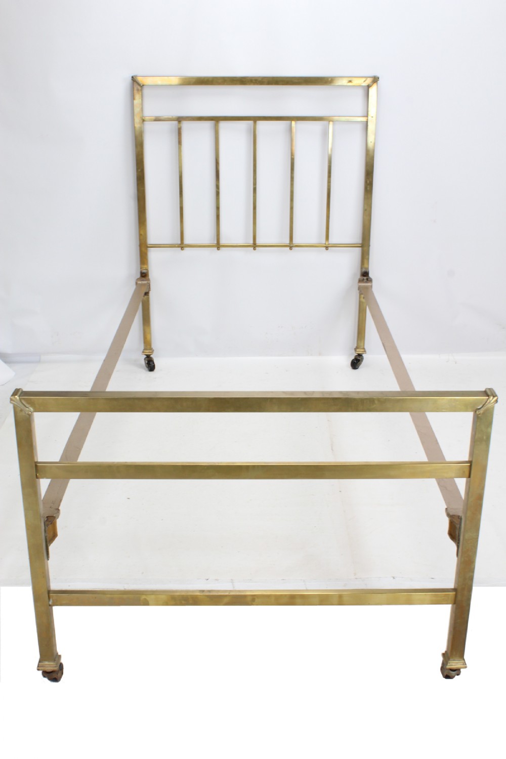 Edwardian Brass Single Bed