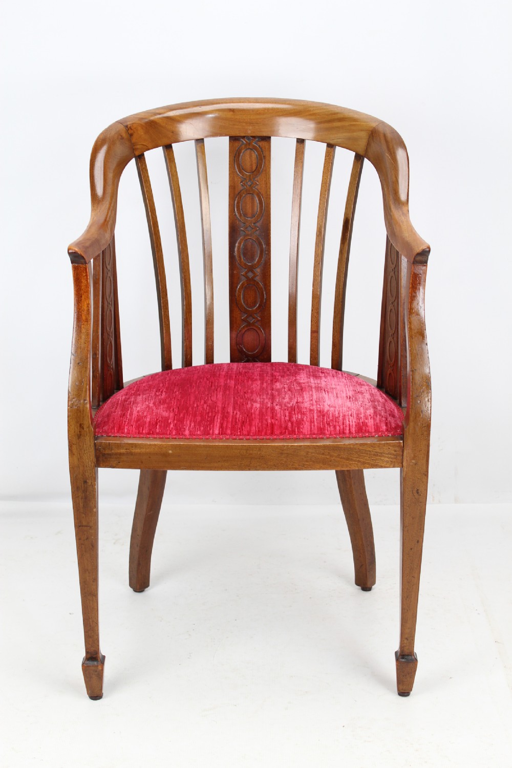 Edwardian Mahogany Tub Chair