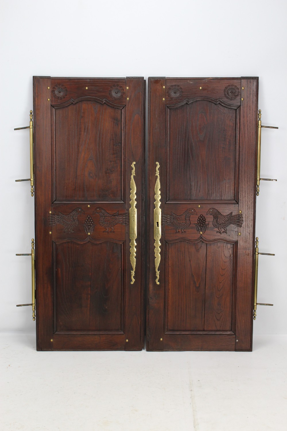 Pair Antique French Cupboard Doors