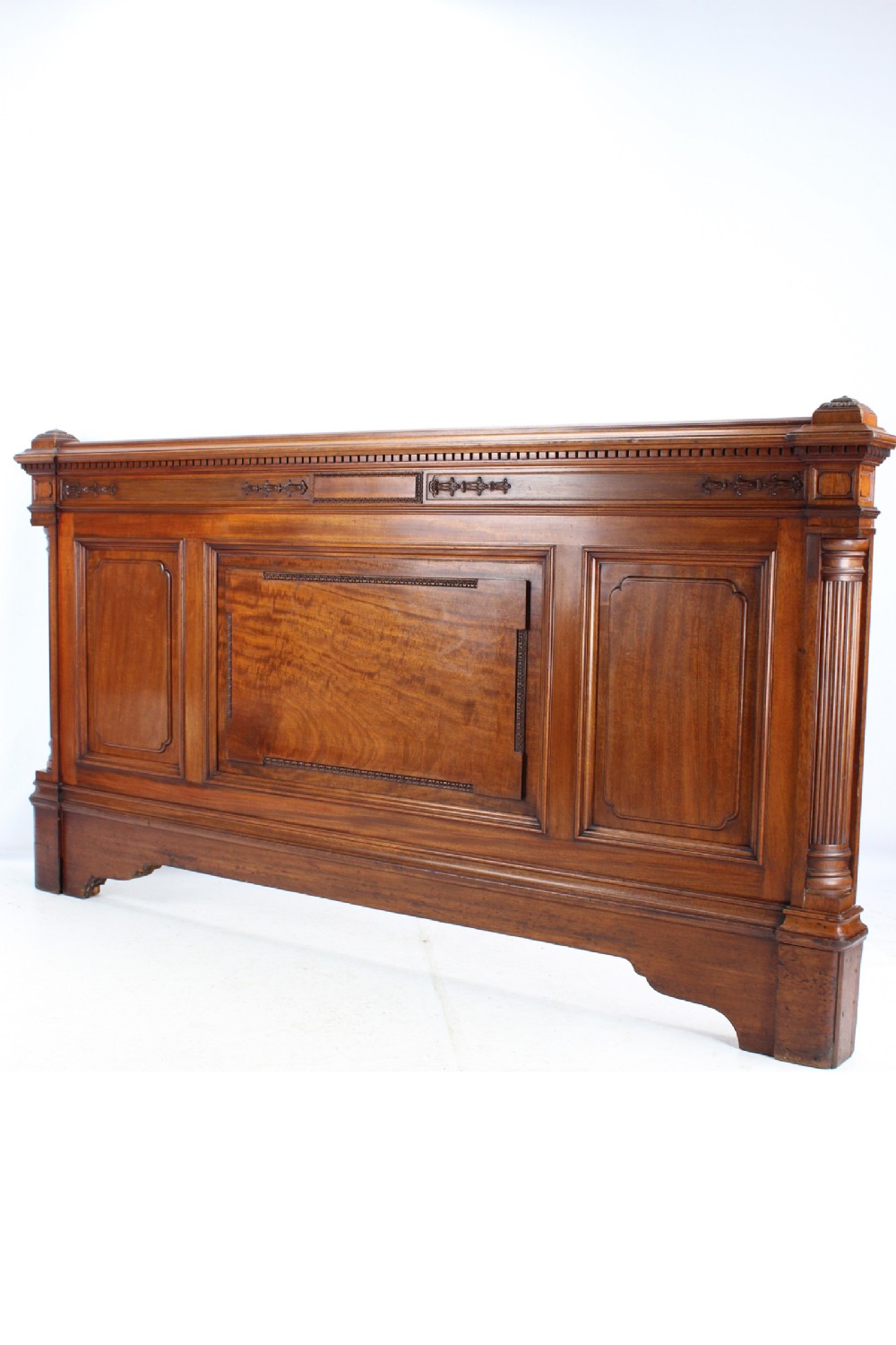 King Size Victorian Mahogany Headboard