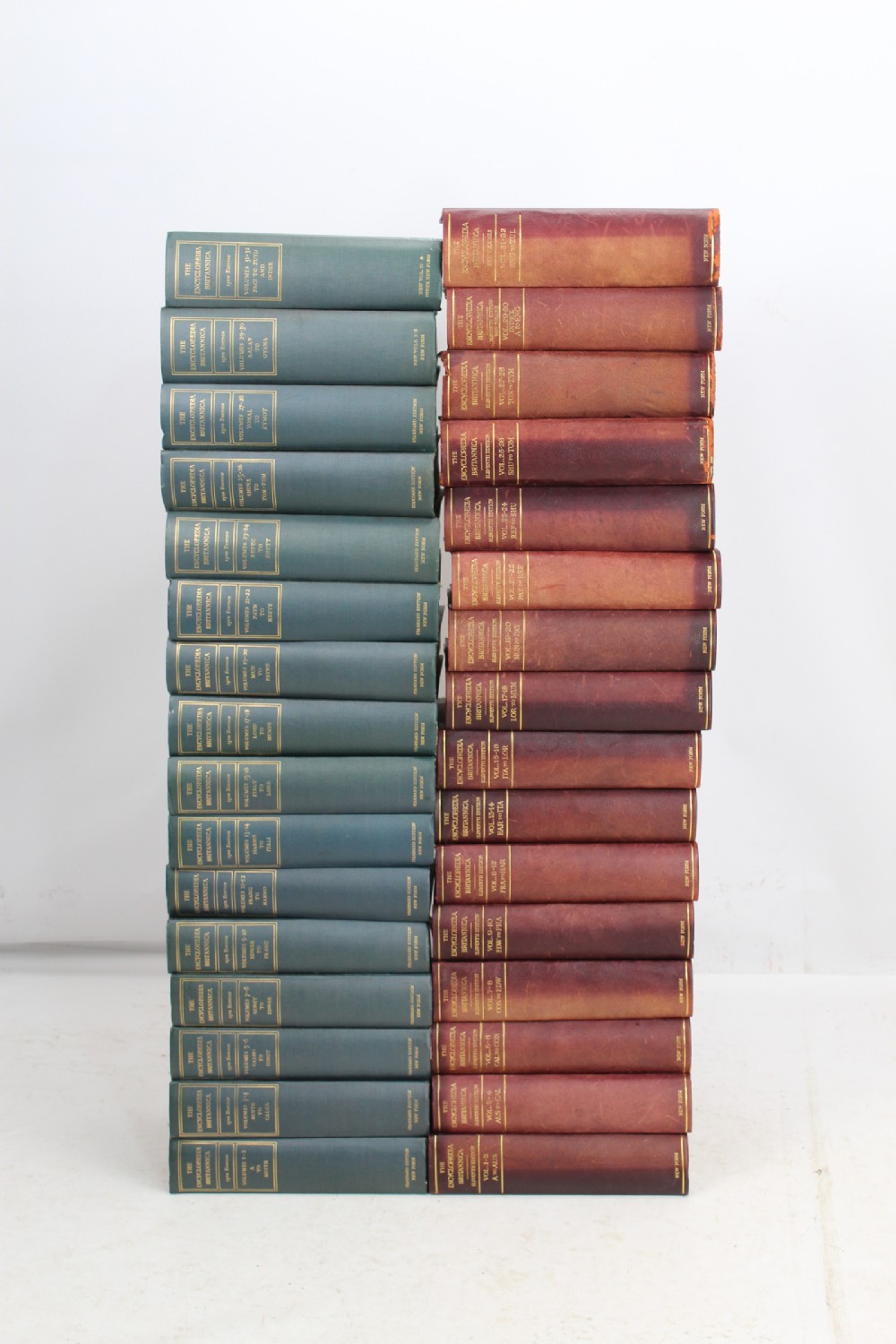 2 Sets of 1920s Encyclopedia Britannica Books