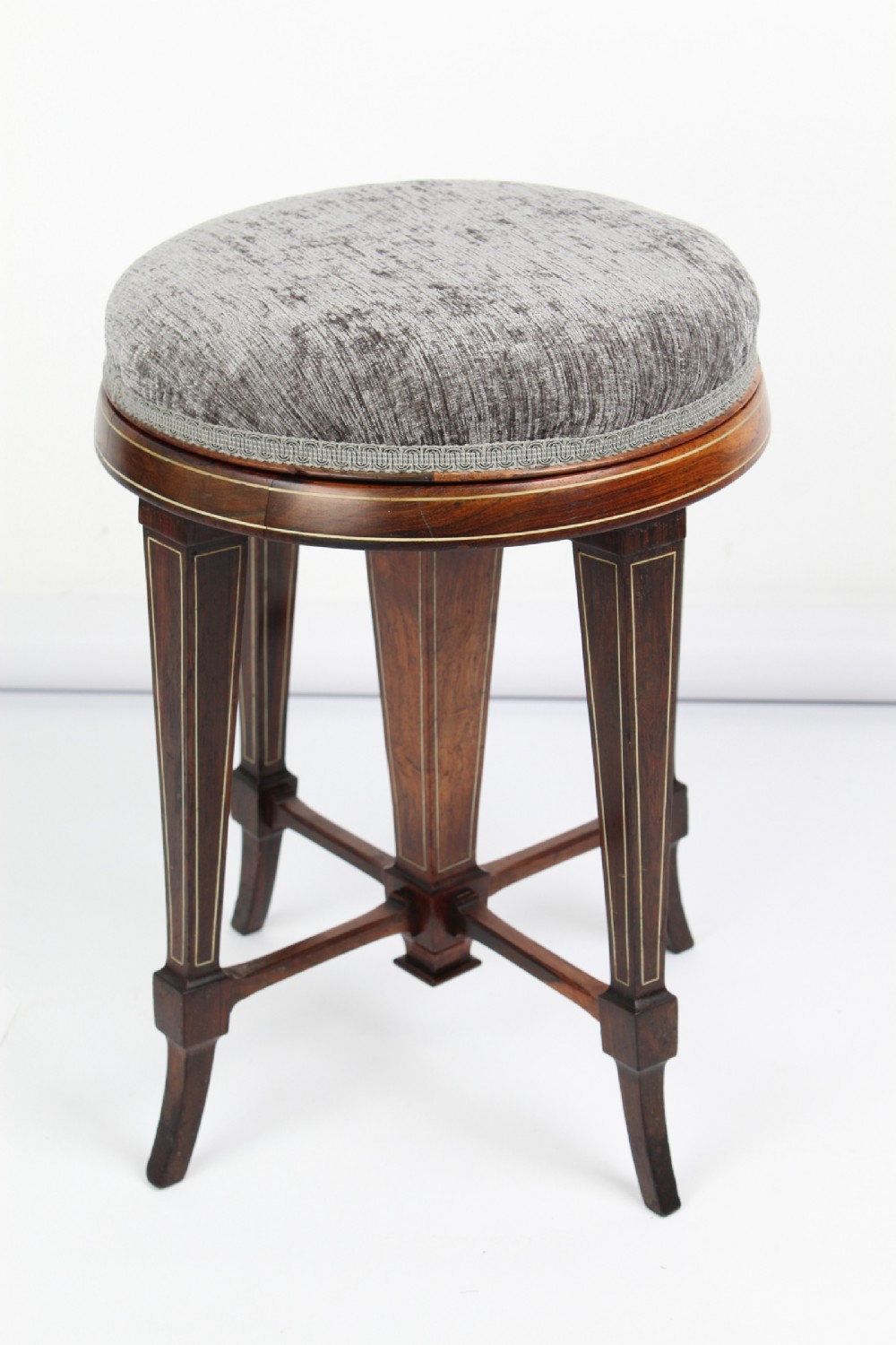 Victorian Rosewood Rise Fall Piano Stool