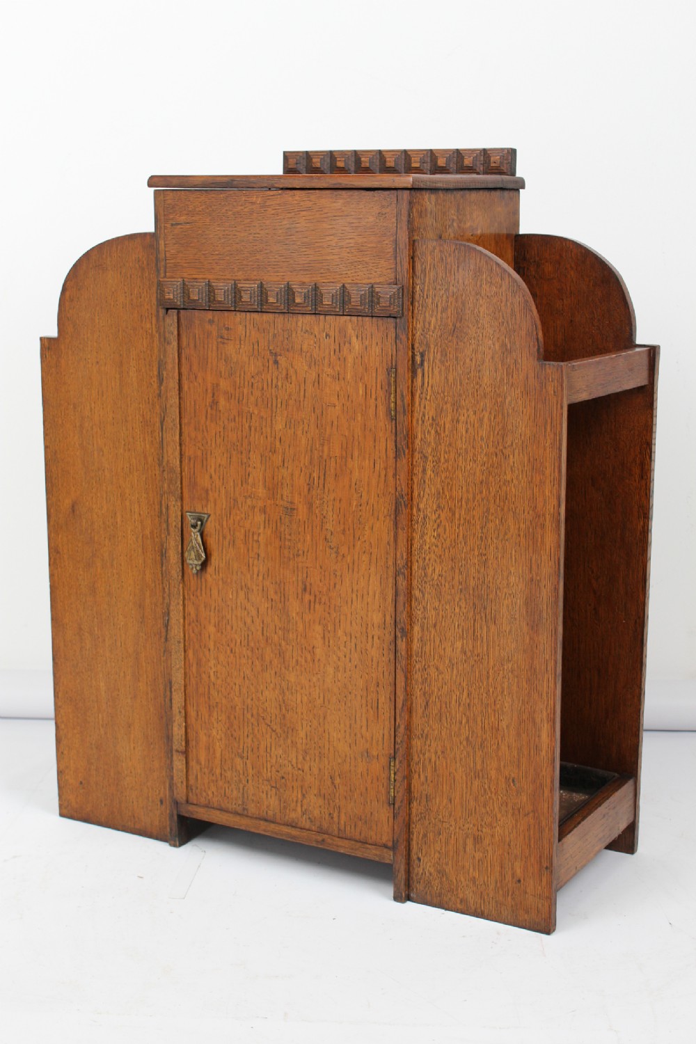 Small Art Deco Hall Stand Shoe Cupboard
