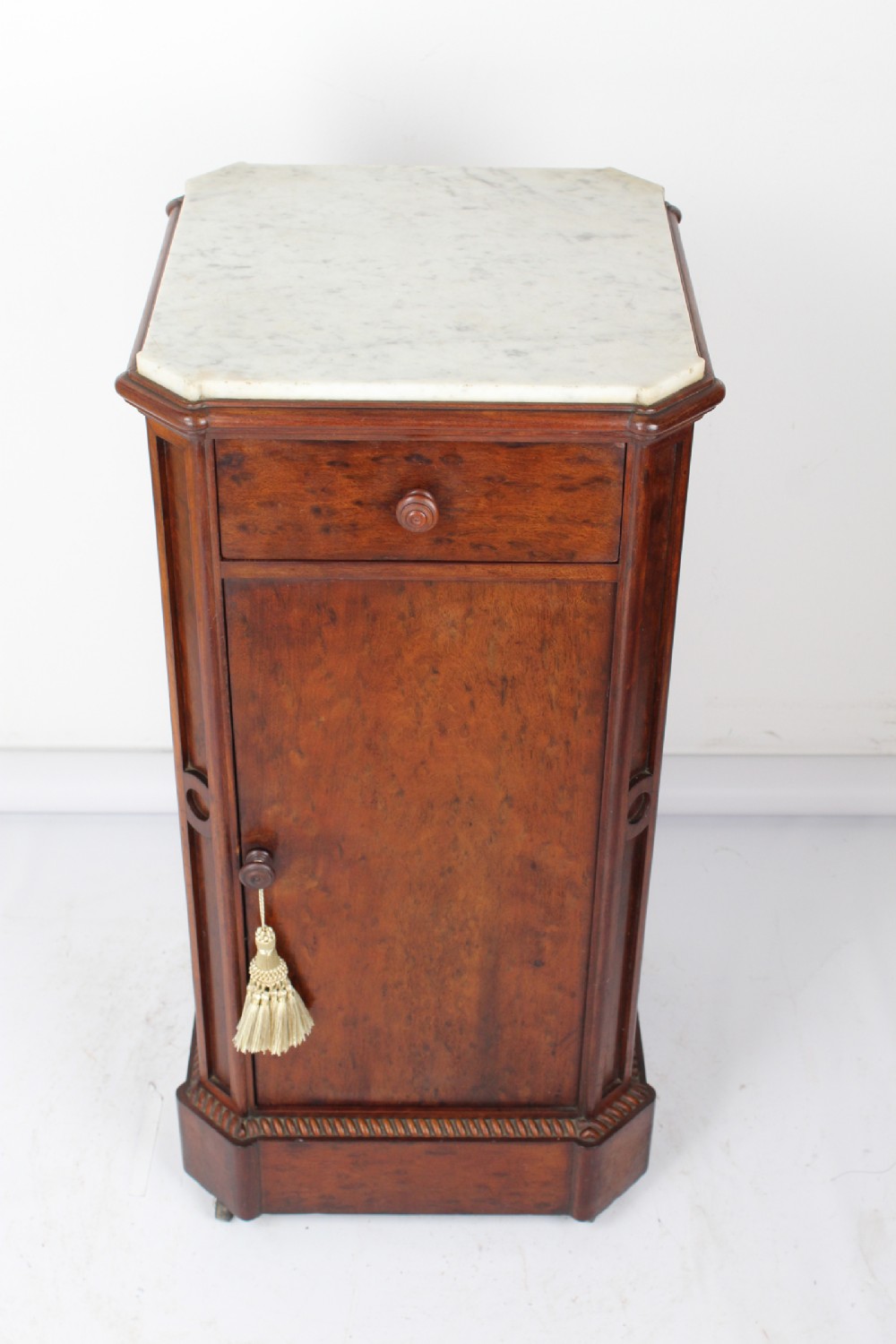 Victorian Mahogany & Marble Top Cabinet