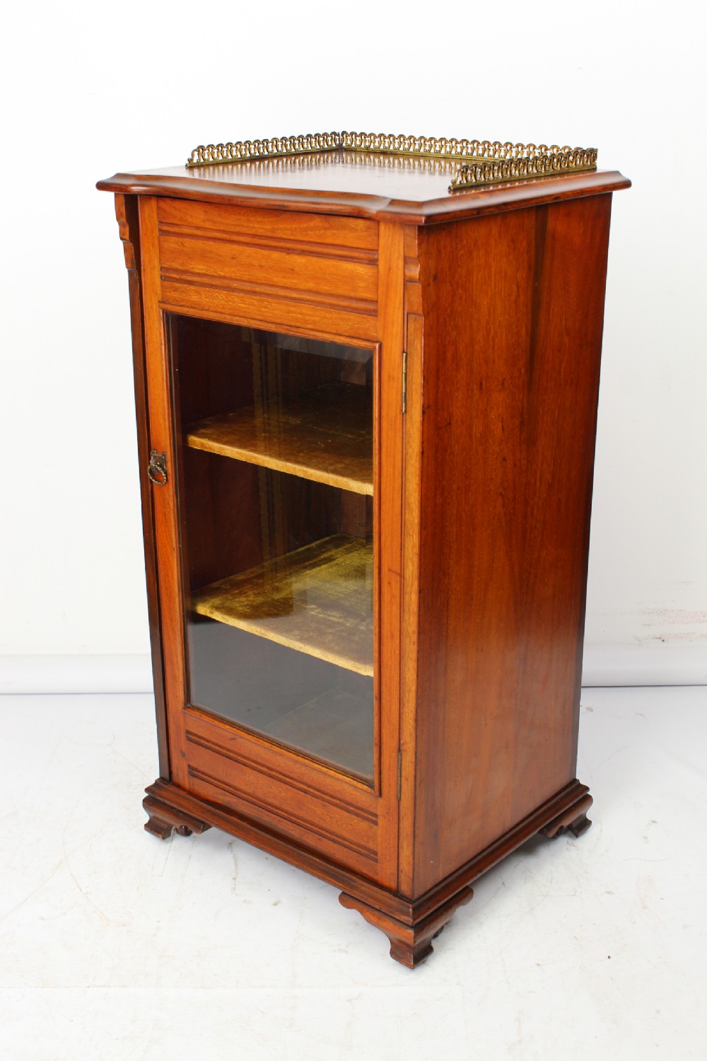 Edwardian Walnut Music Cabinet