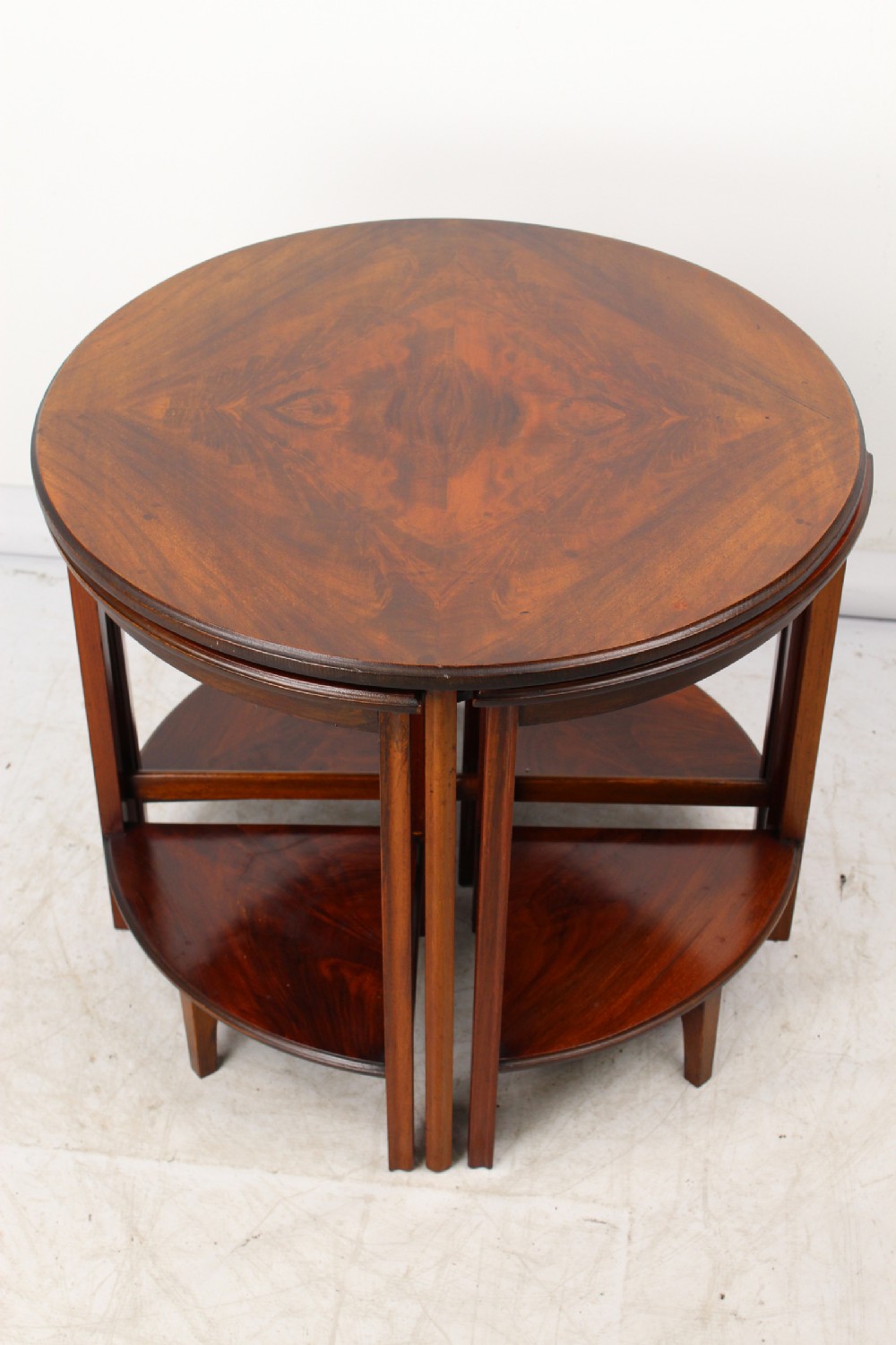 Art Deco Quartetto Nest of 4 Mahogany Coffee Tables