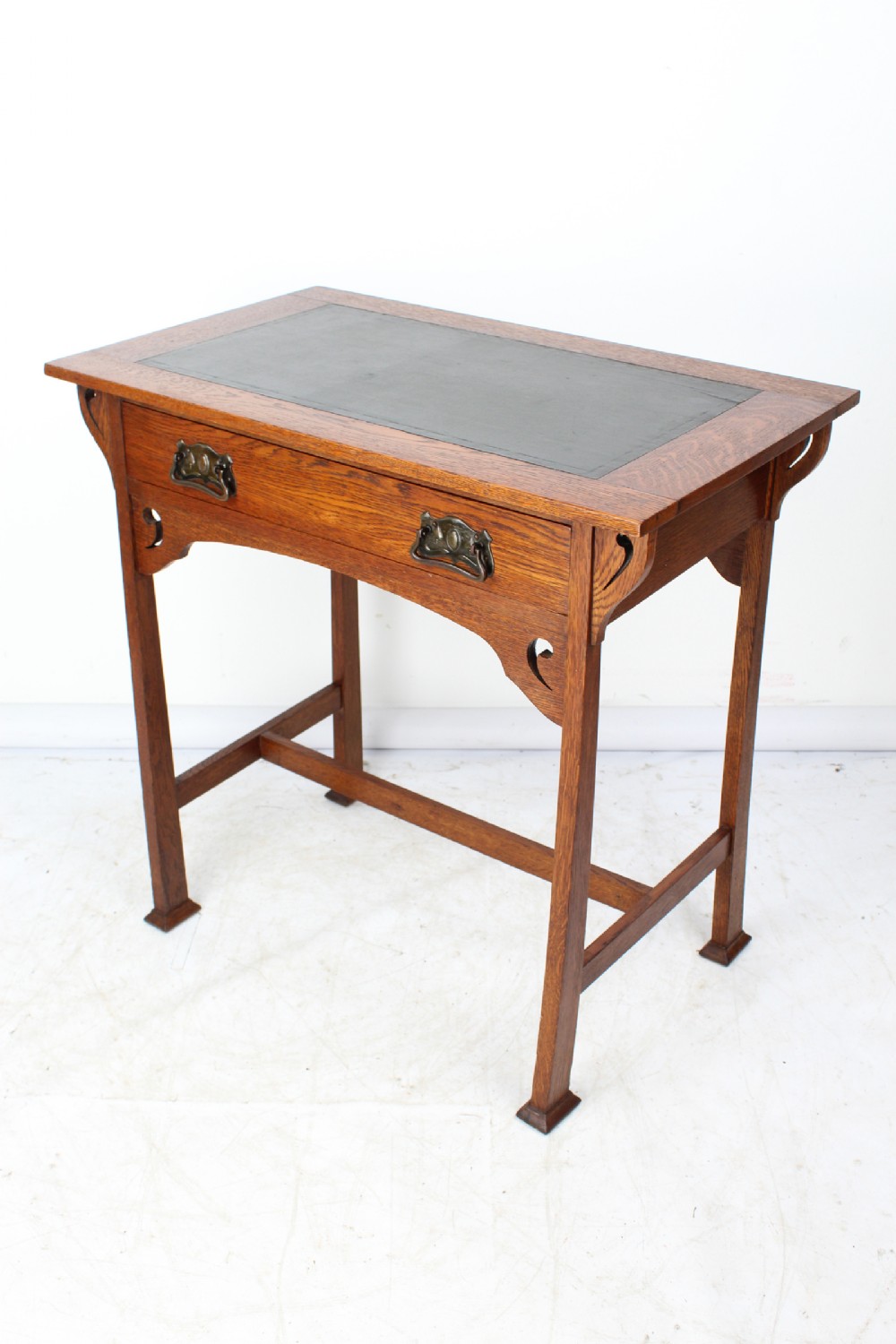 Small Edwardian Arts & Crafts Oak Desk