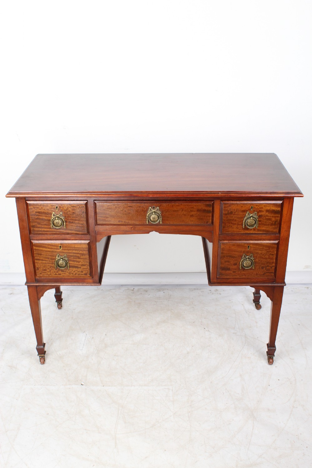 Edwardian Mahogany Desk Denby & Spinks
