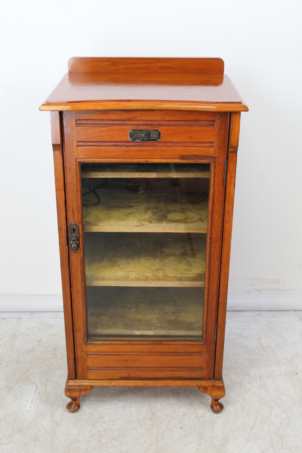Edwardian Walnut Music Cabinet