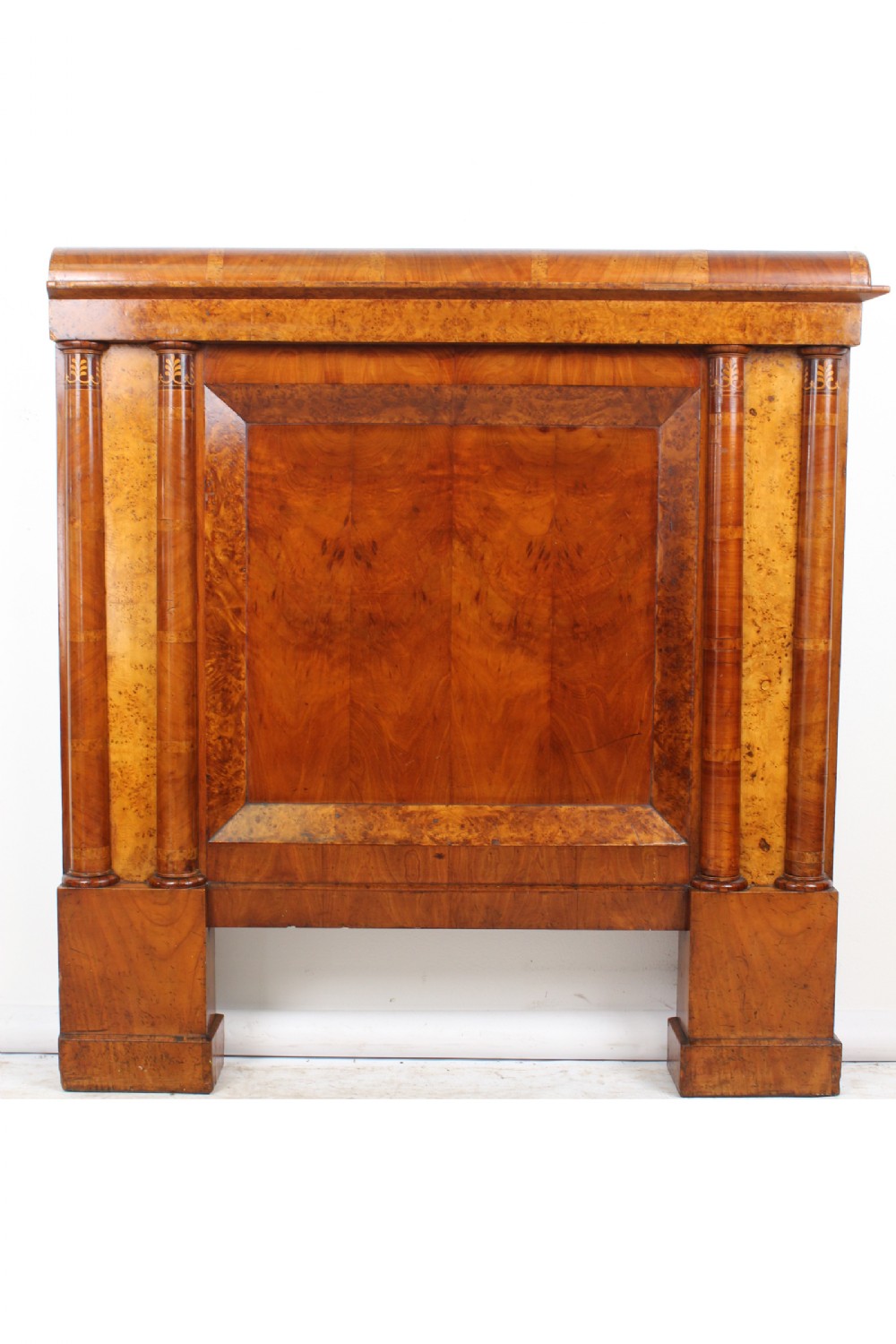 Antique Biedermeier Single Bed Headboard