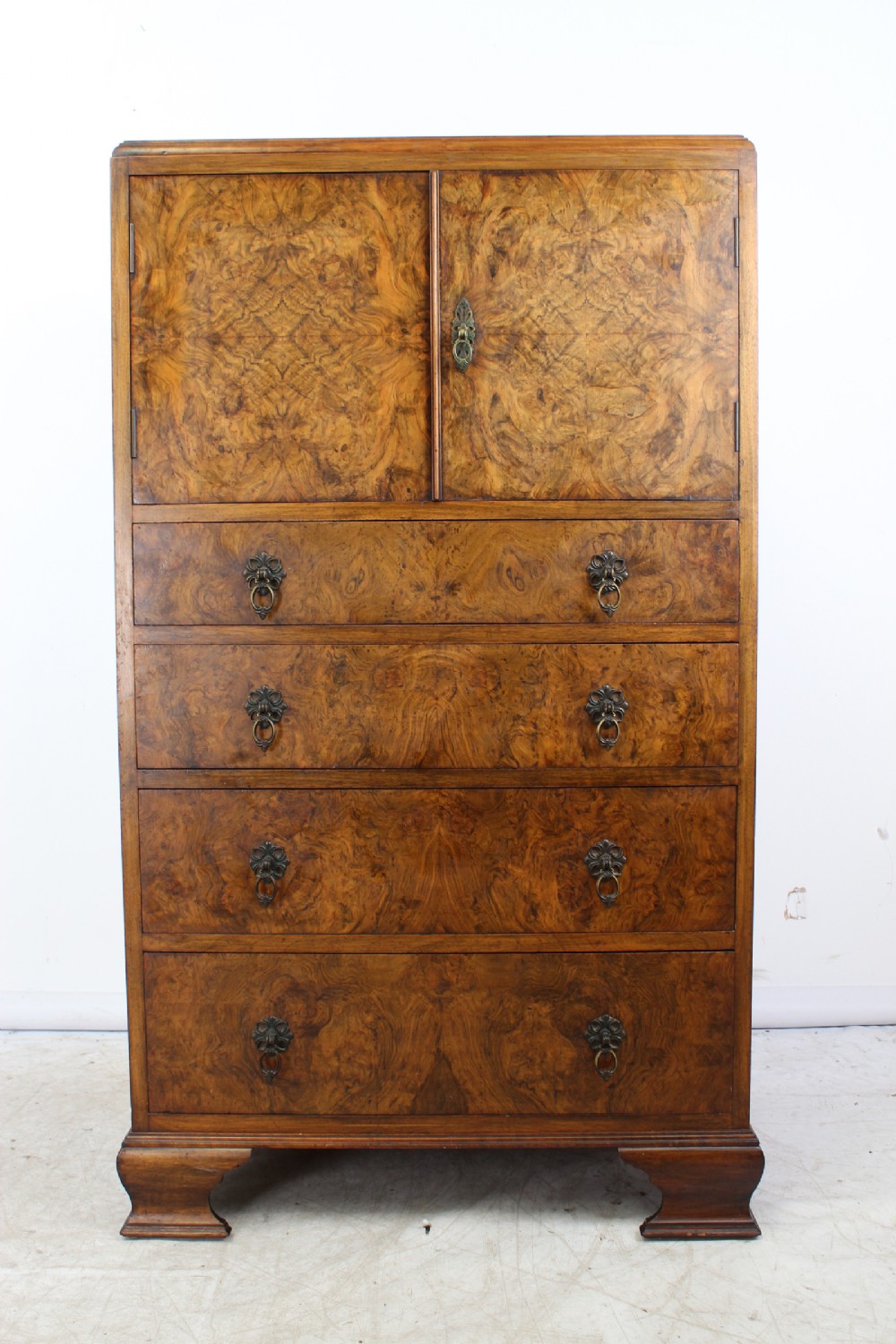 Art Deco Walnut Tallboy