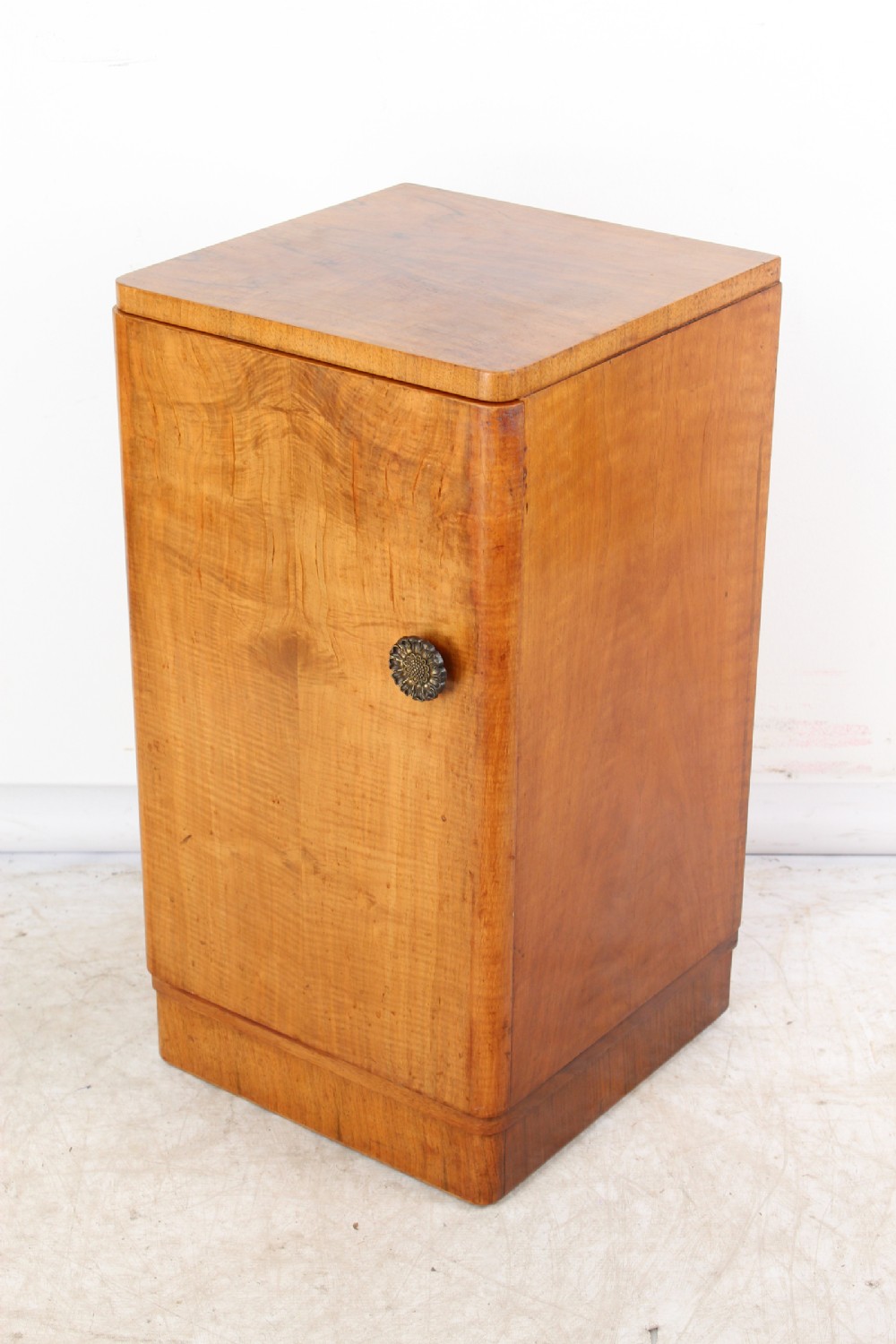 Art Deco Walnut Bedside Cabinet