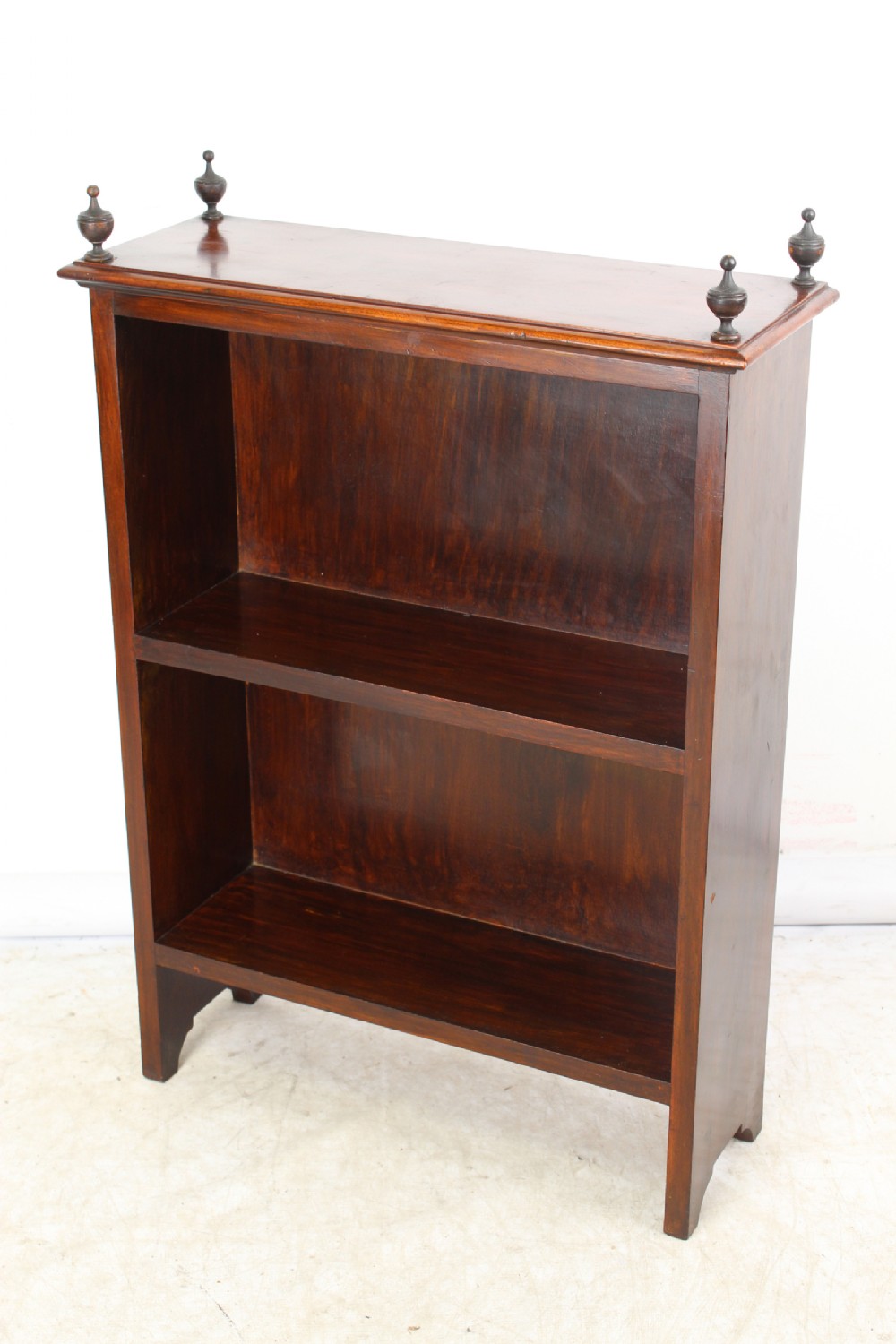 Small Edwardian Mahogany Open Bookcase