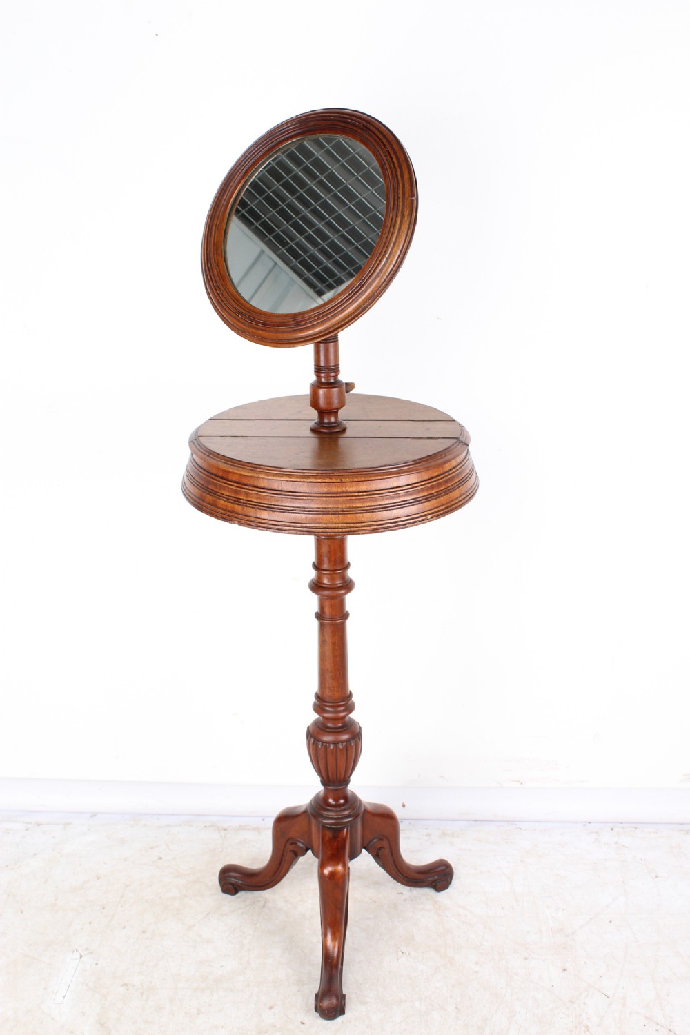 Victorian Shaving Stand with Adjustable Mirror
