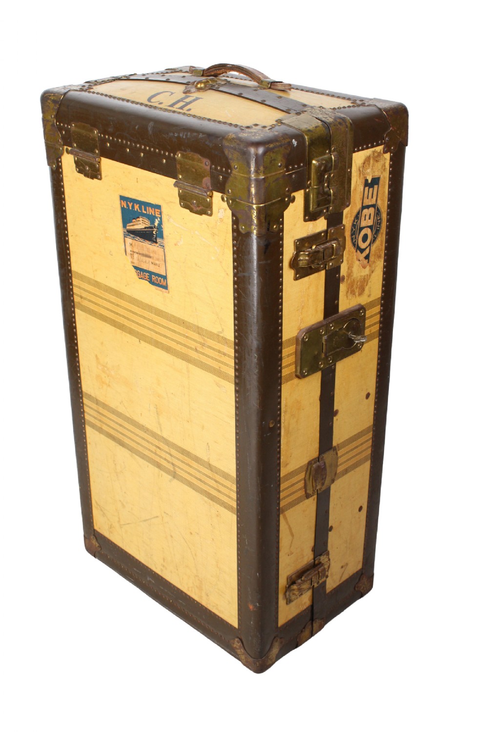 Art Deco Wardrobe Steamer Trunk By Dale of New York