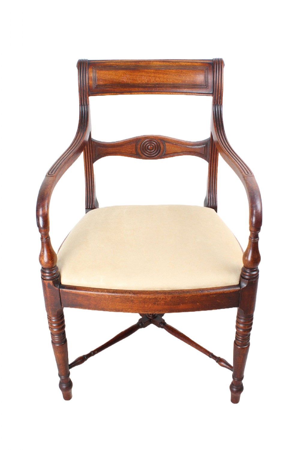 Antique Regency Mahogany Desk Chair