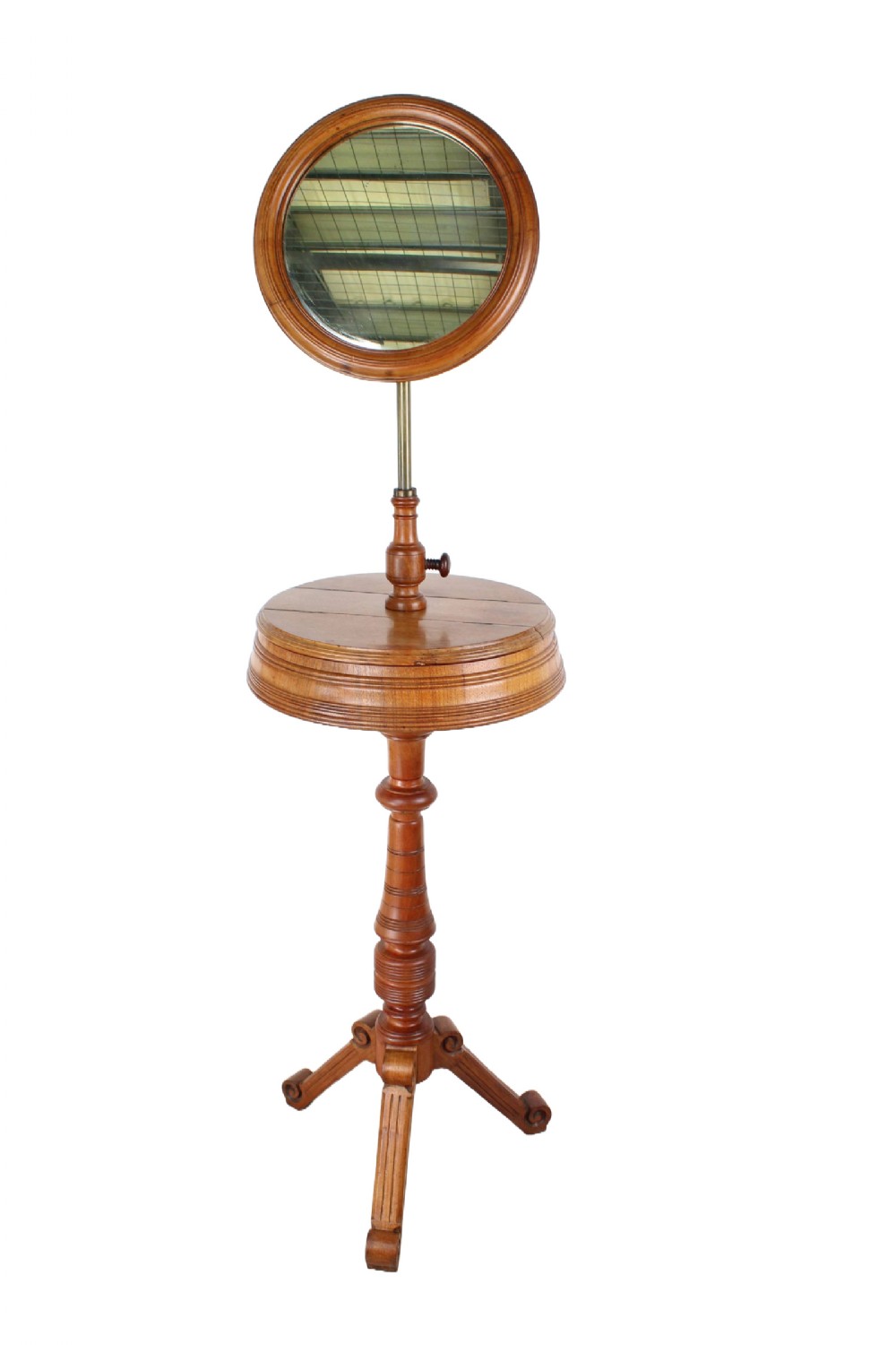 Victorian Shaving Stand with Adjustable Mirror