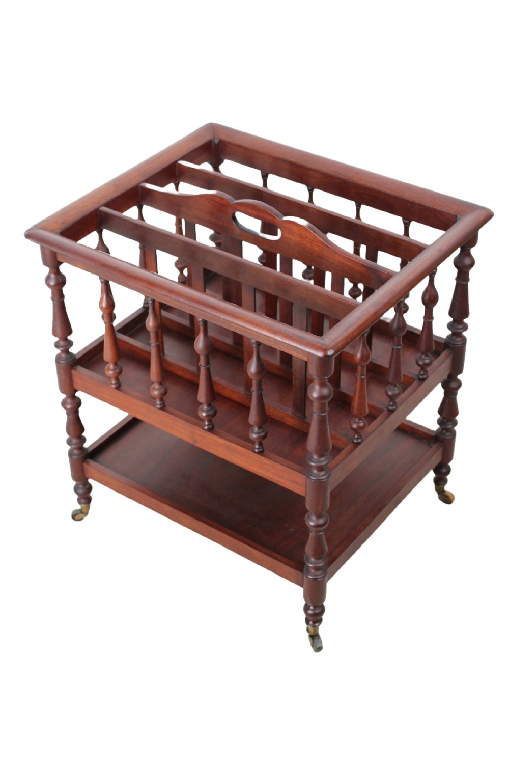 Antique Victorian Mahogany 4 Division Music Canterbury