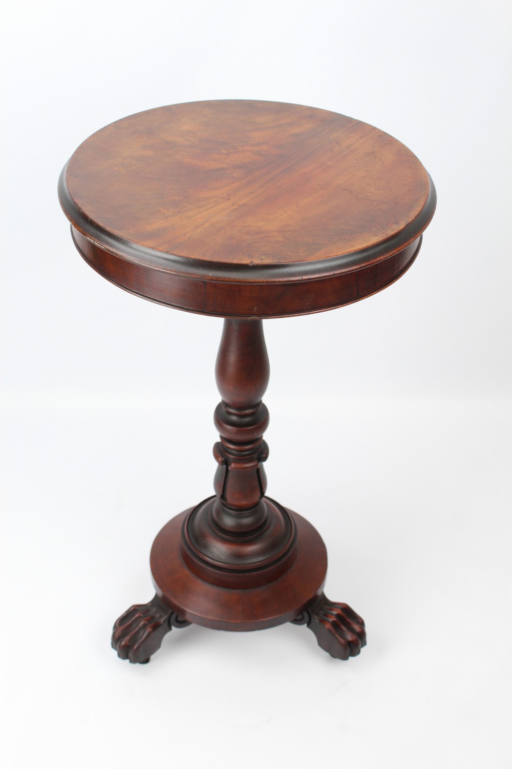 Victorian Mahogany Wine Lamp Side Table
