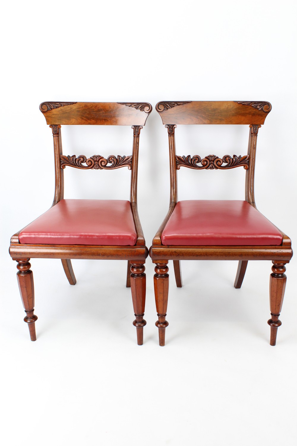 Pair Antique William IV Mahogany Chairs from York Minster