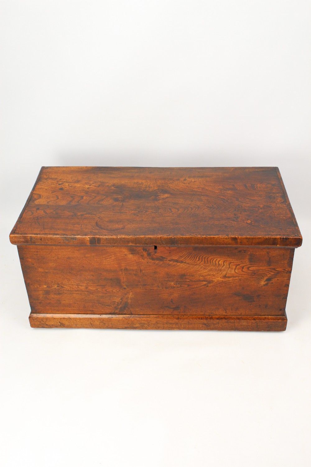 Antique Georgian Elm Blanket Chest 