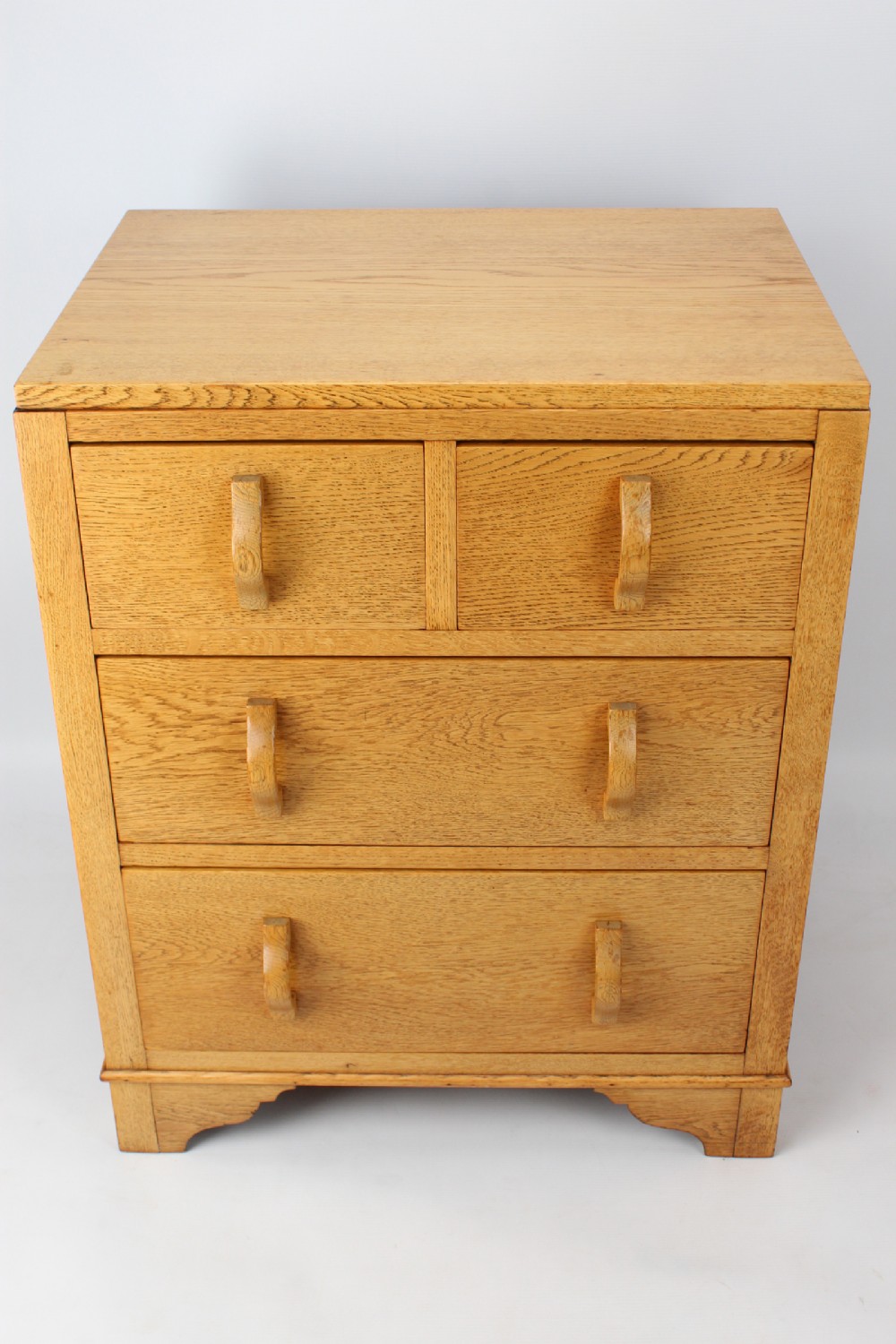 Small Heals Style Art Deco Oak Chest of Drawers