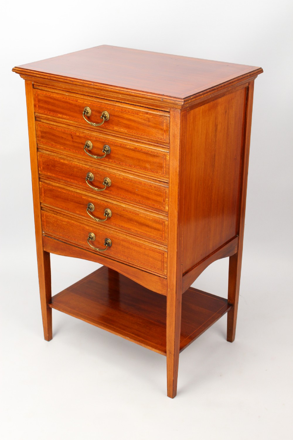 Edwardian Mahogany Music Cabinet