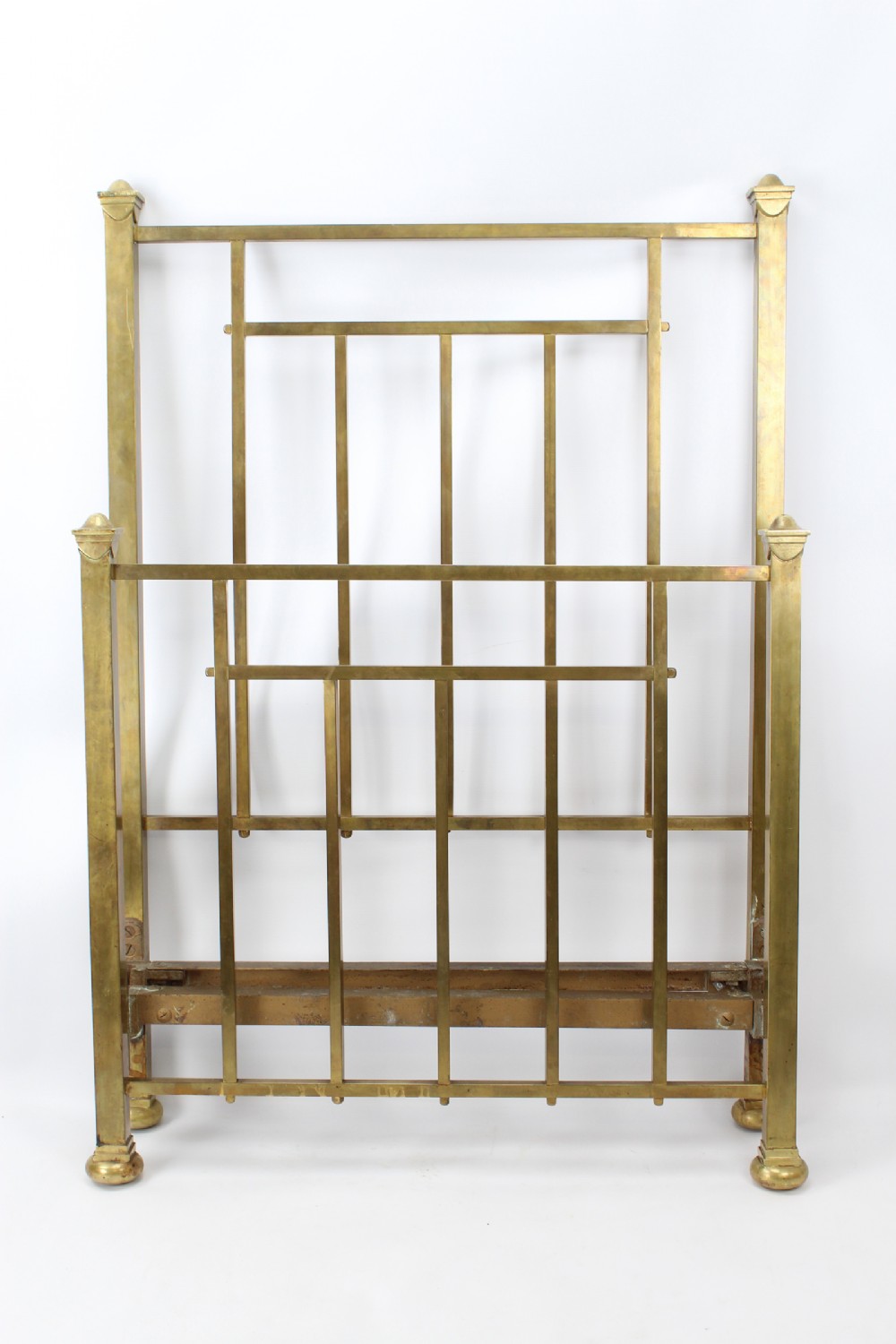 Antique Edwardian All Brass Single Bed