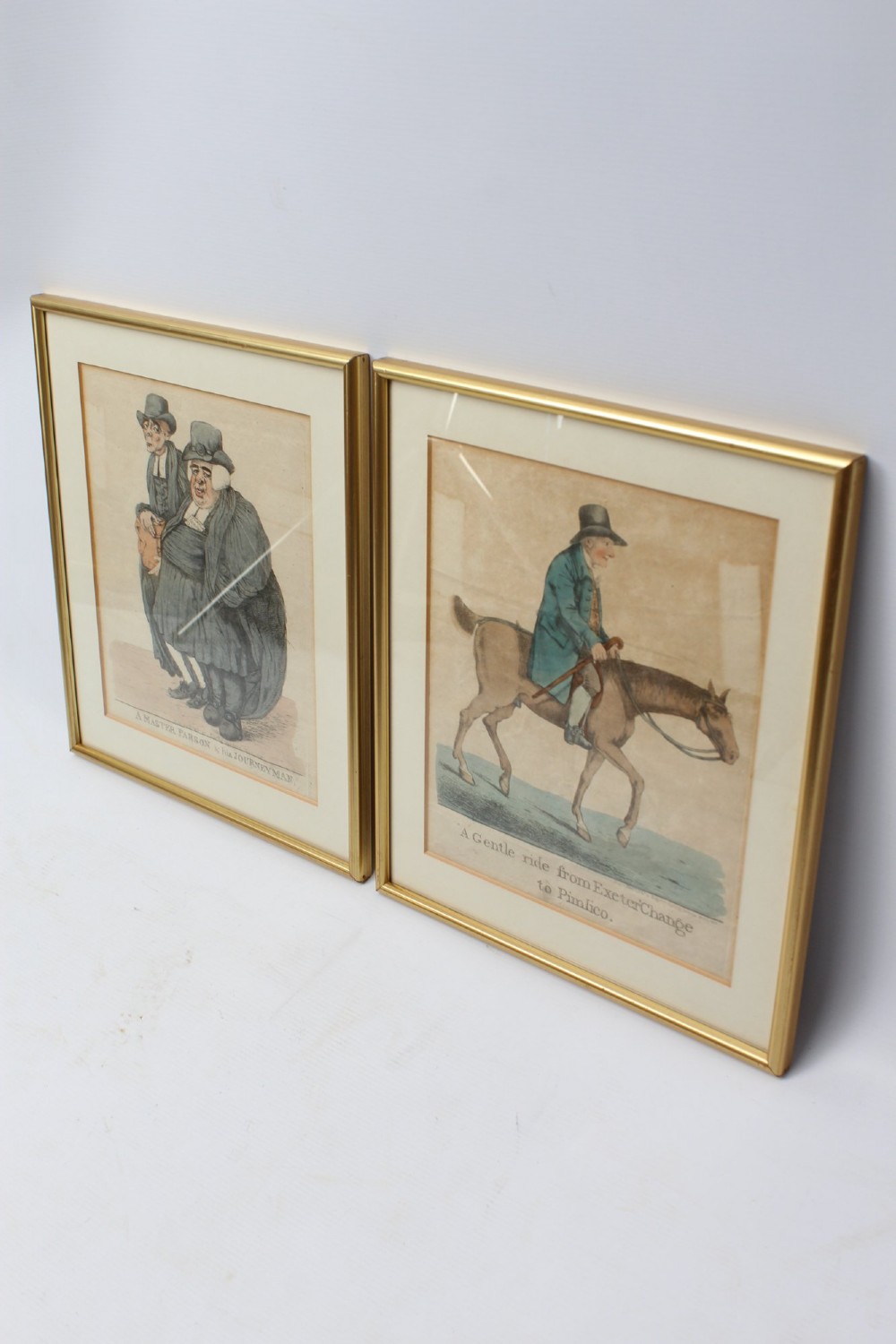 Pair Georgian Etchings by Robert Dighton Prints View II