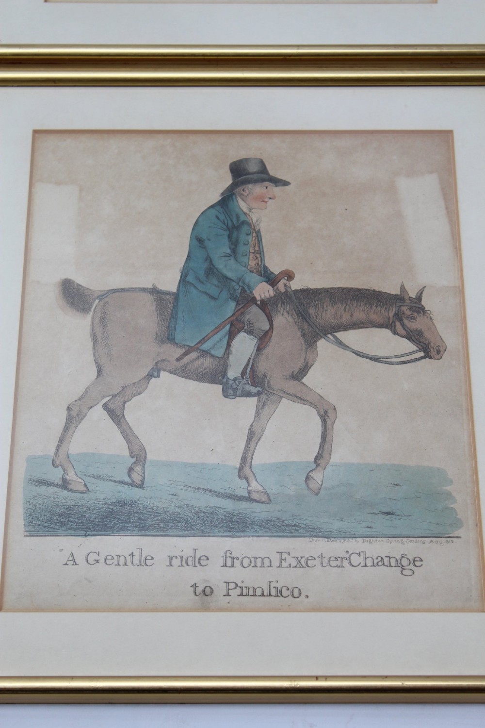 Pair Georgian Etchings by Robert Dighton Prints View VI