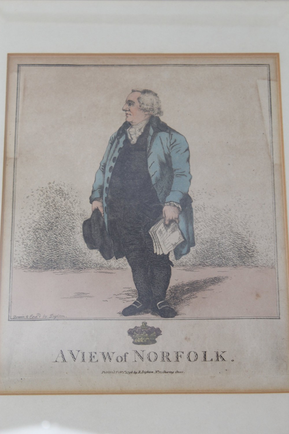 Set 4 Antique Georgian Etchings by Robert Dighton Prints View V