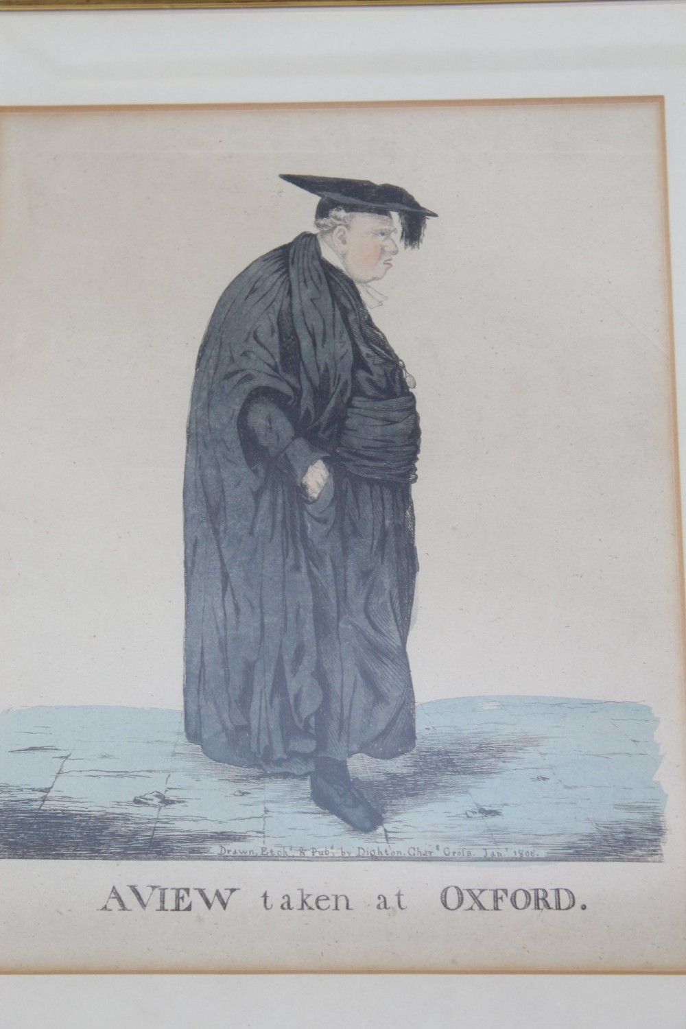 Set 4 Antique Georgian Etchings by Robert Dighton Prints View VI