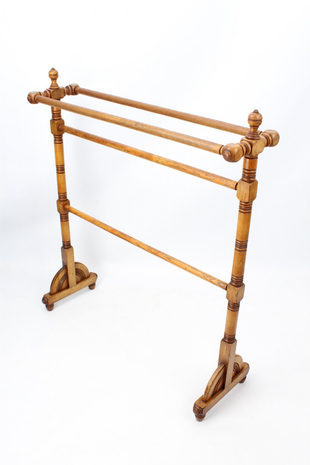 Antique Victorian Ash Towel Rail