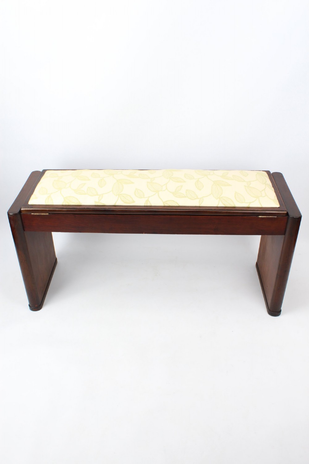 Art Deco Walnut Eavestaff Duet Piano Stool / Bench View V