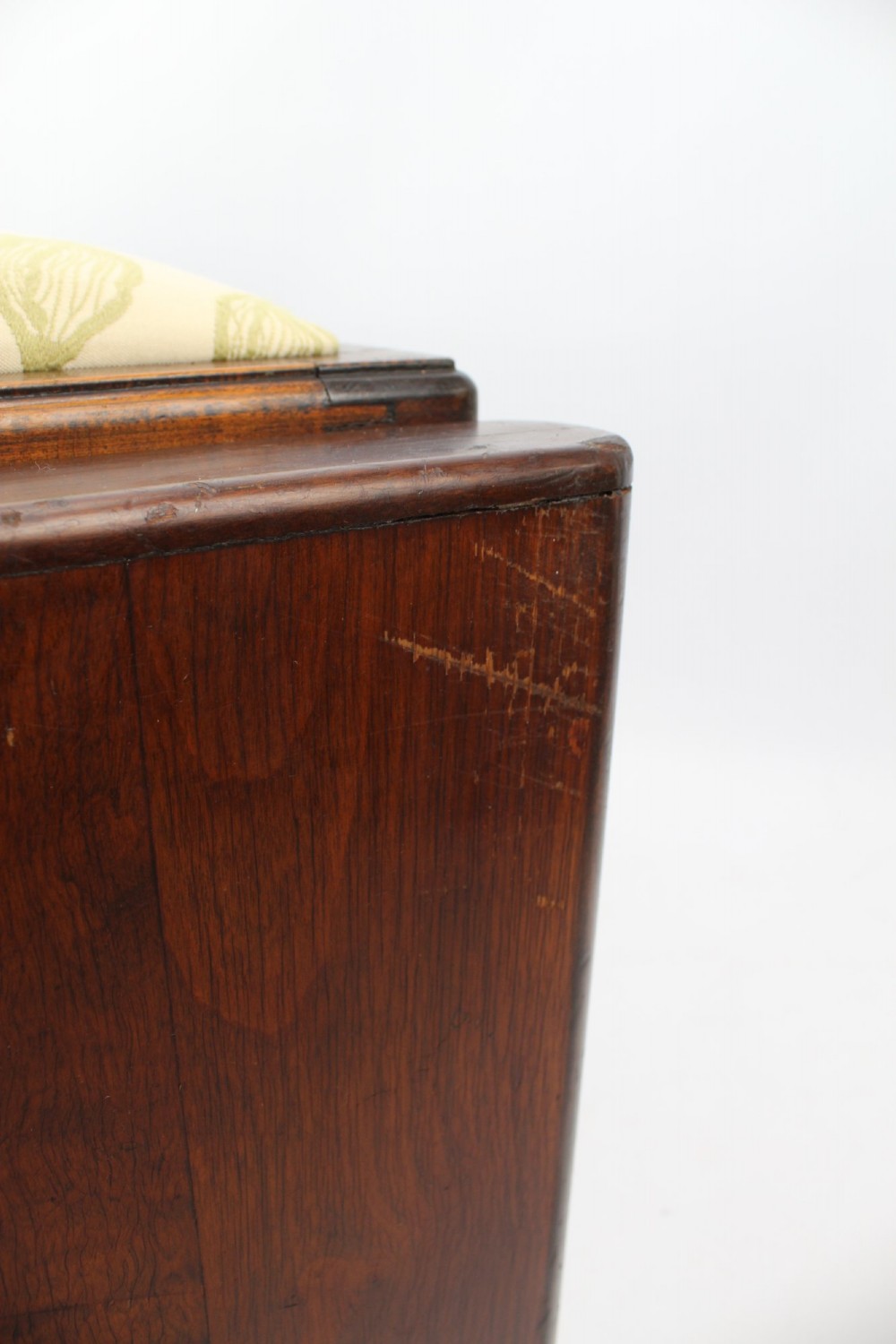 Art Deco Walnut Eavestaff Duet Piano Stool / Bench View XII