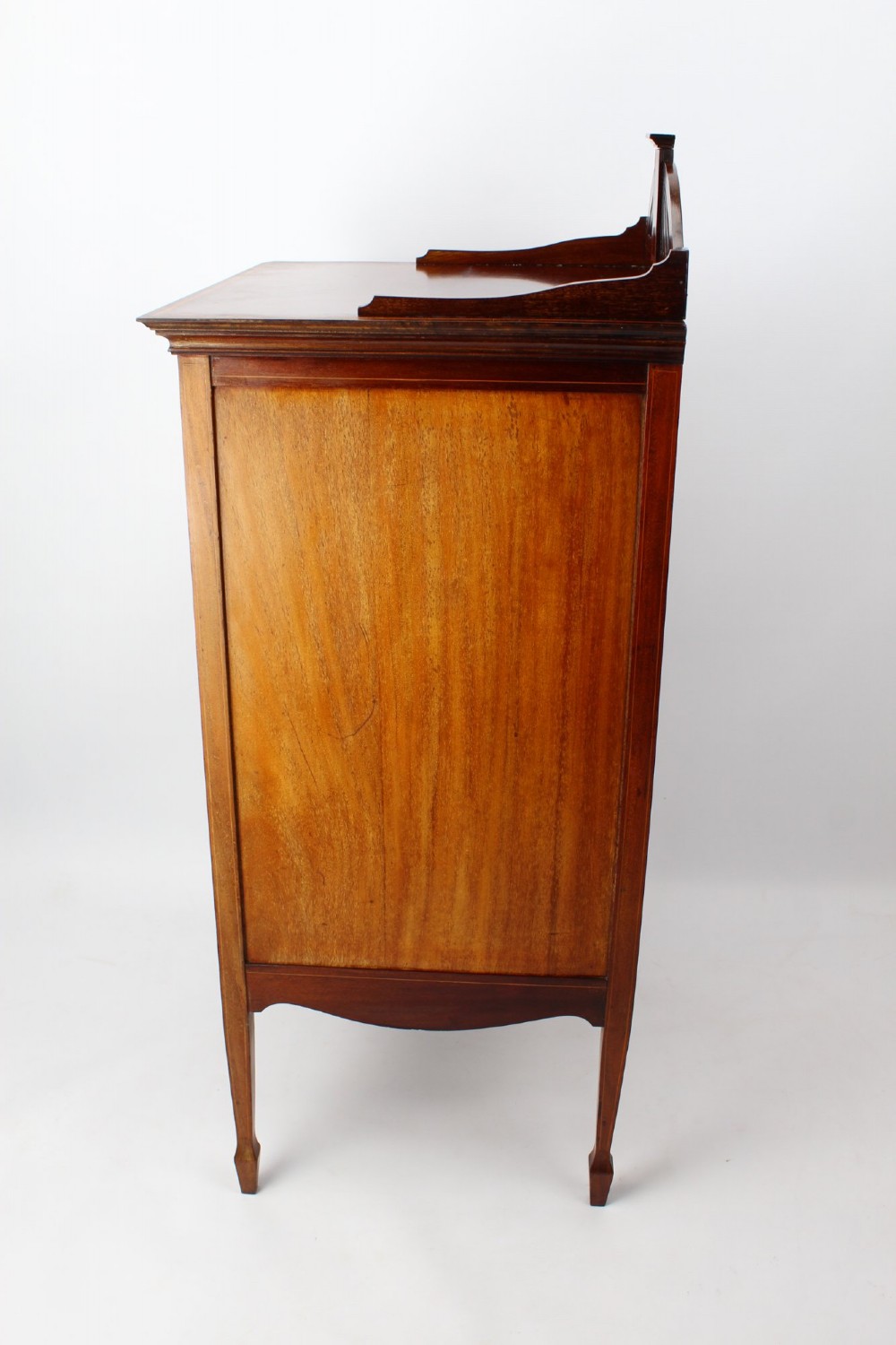Edwardian Mahogany & Inlaid Music Cabinet with Label View V