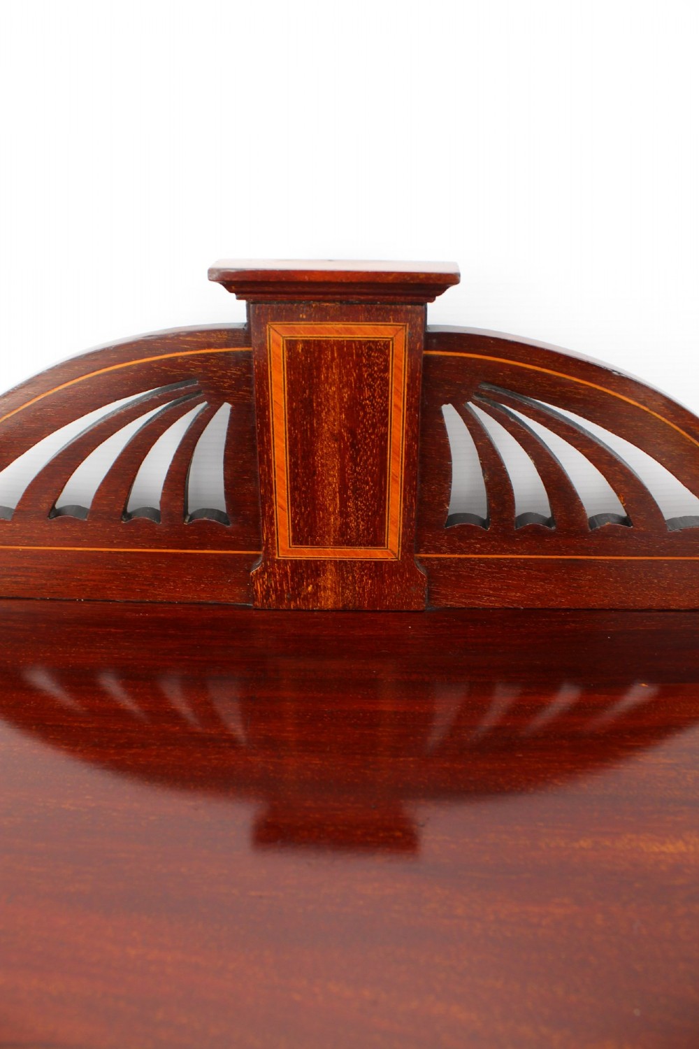 Edwardian Mahogany & Inlaid Music Cabinet with Label View VIII