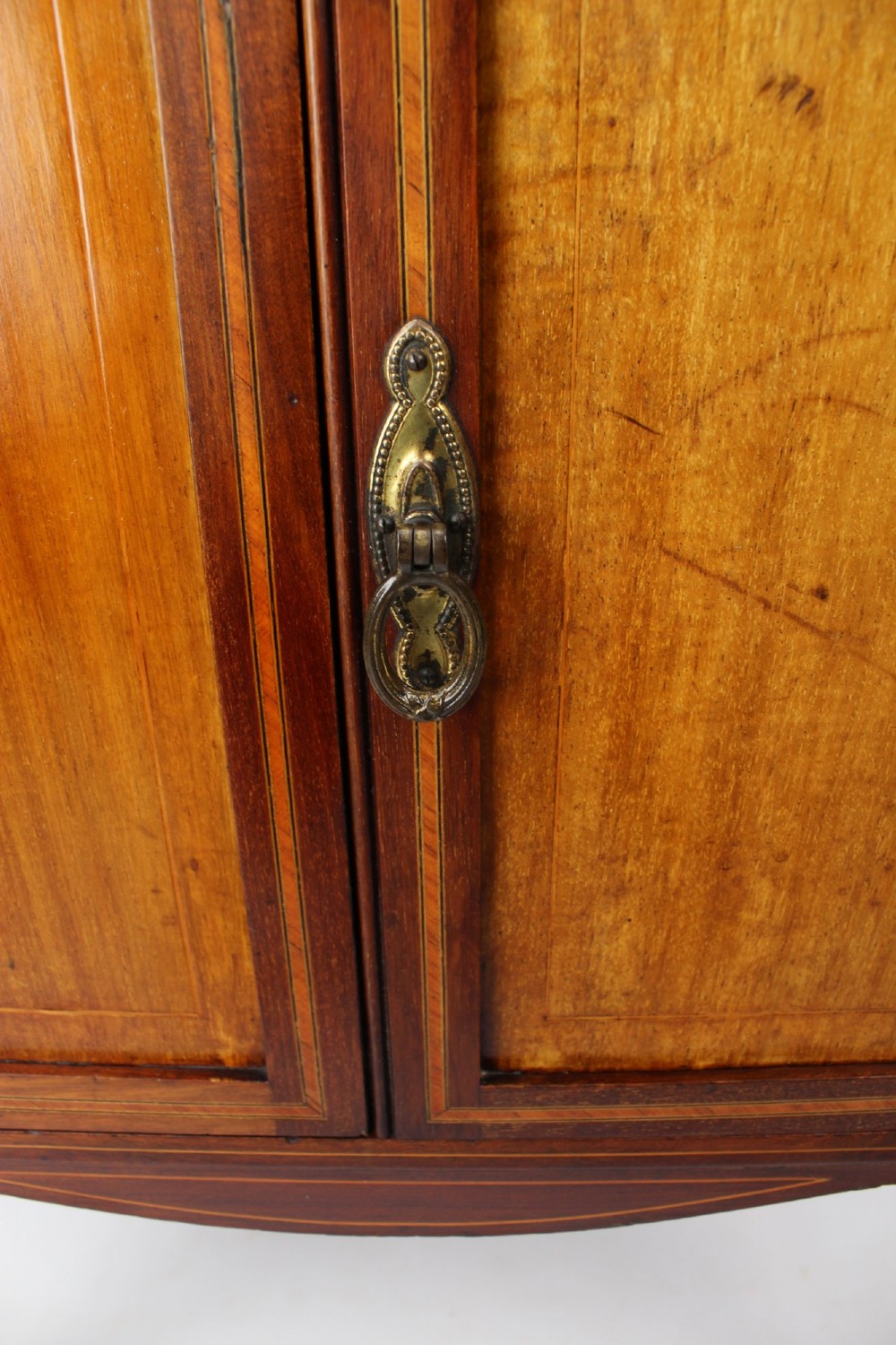 Edwardian Mahogany & Inlaid Music Cabinet with Label View IX